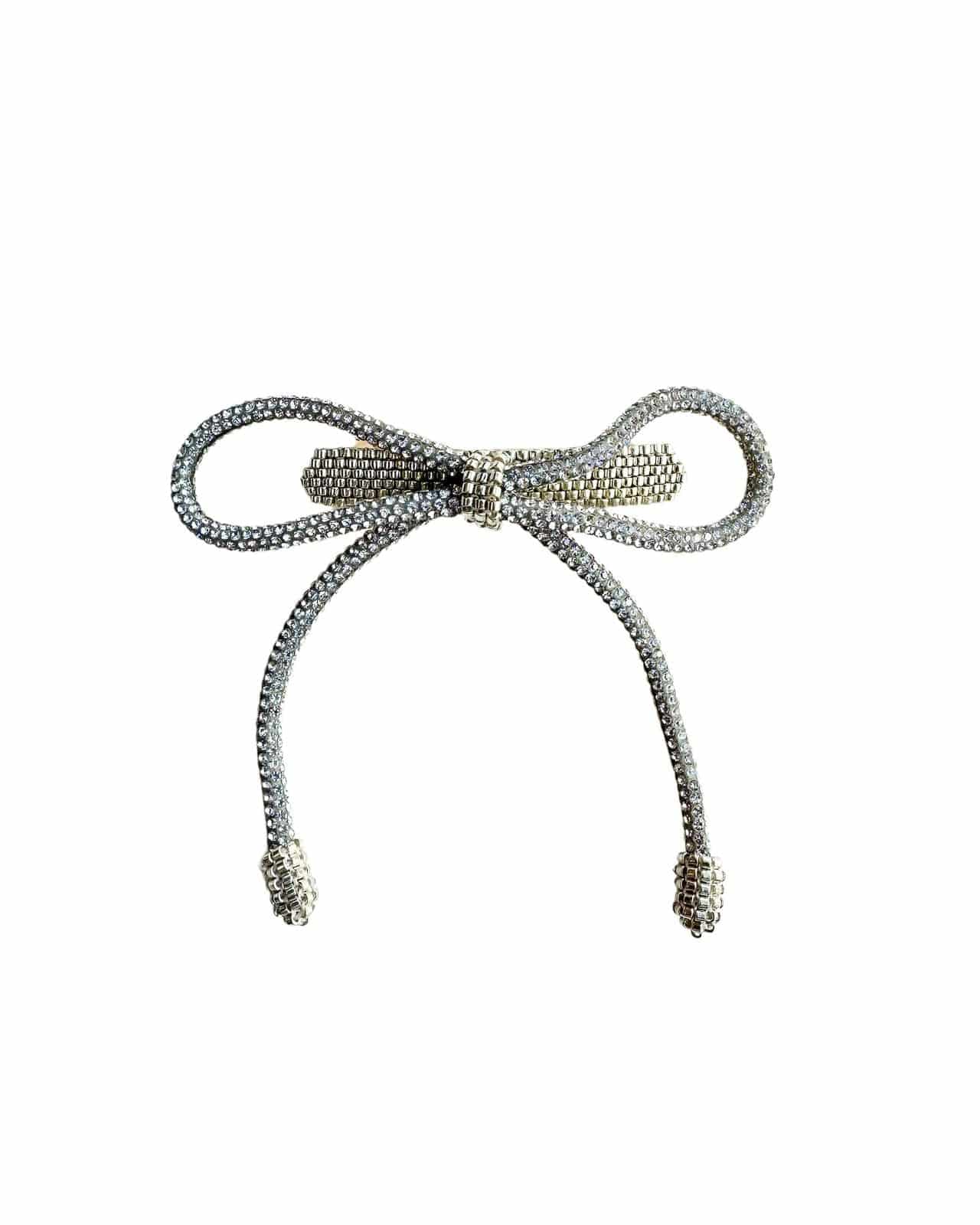 Merry Bow Silver Hairpin - miniatura 2