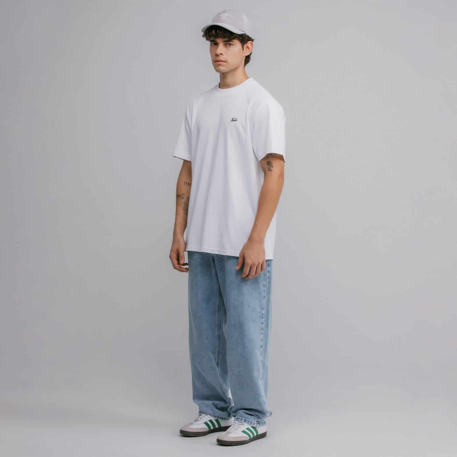 Cursive Logo T-Shirt - White - miniatura 9