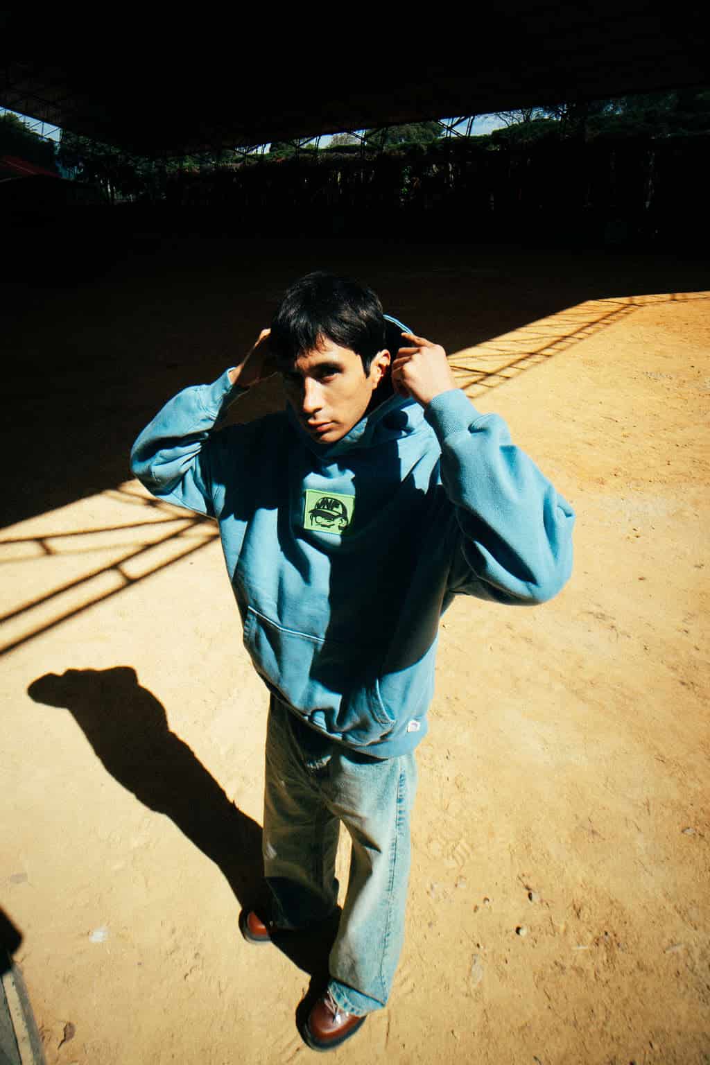 HOODIE SERVING AZUL - miniatura 3