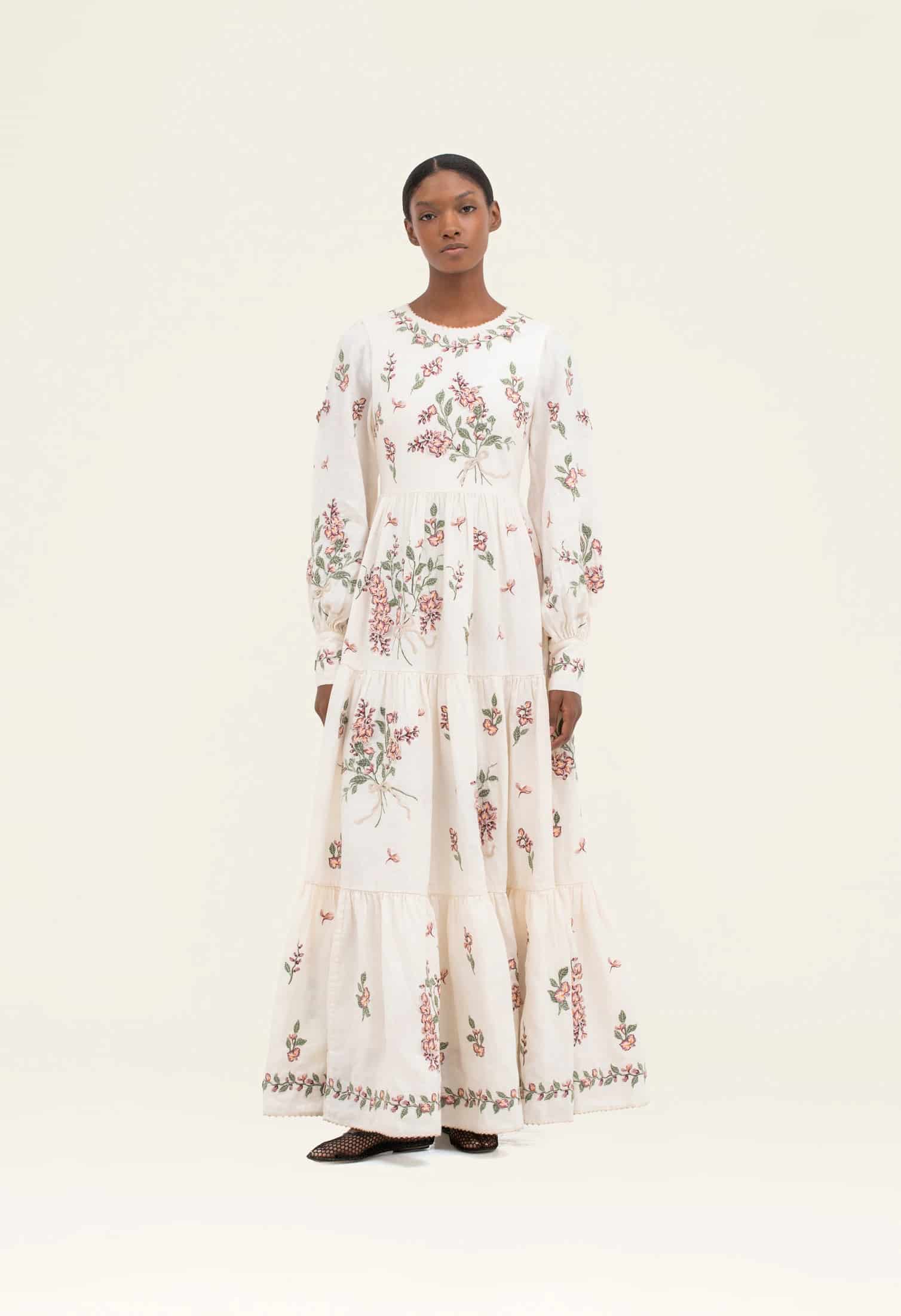 Nuez Wisteria Maxi Dress - miniatura 1