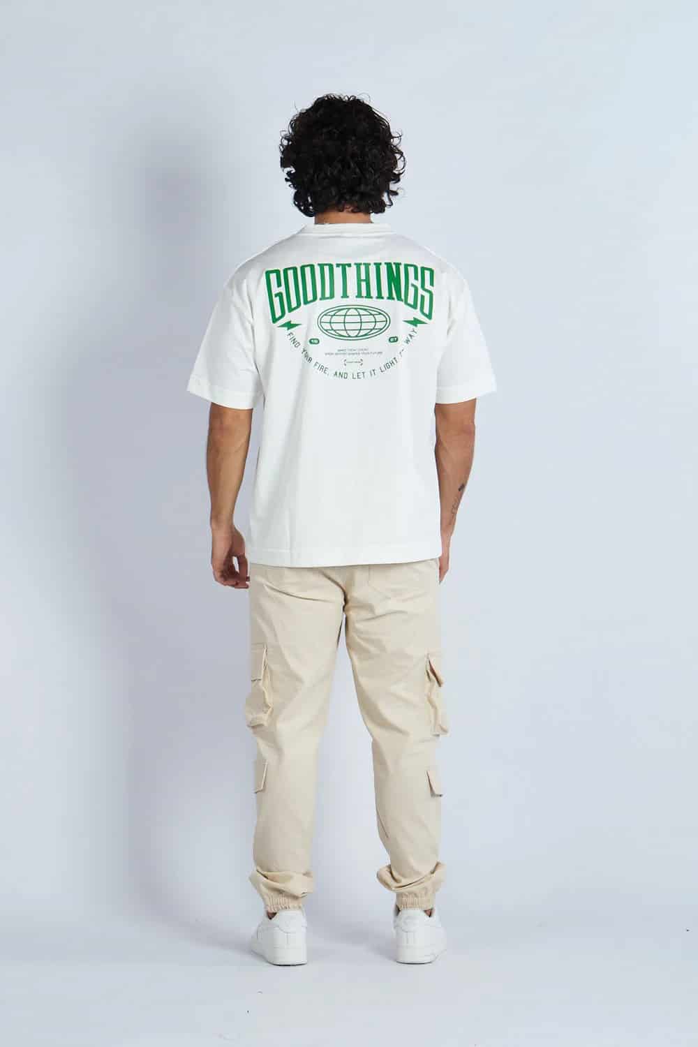 Camiseta oversize estampada Good Things Marfil| DROP 03 | - miniatura 6