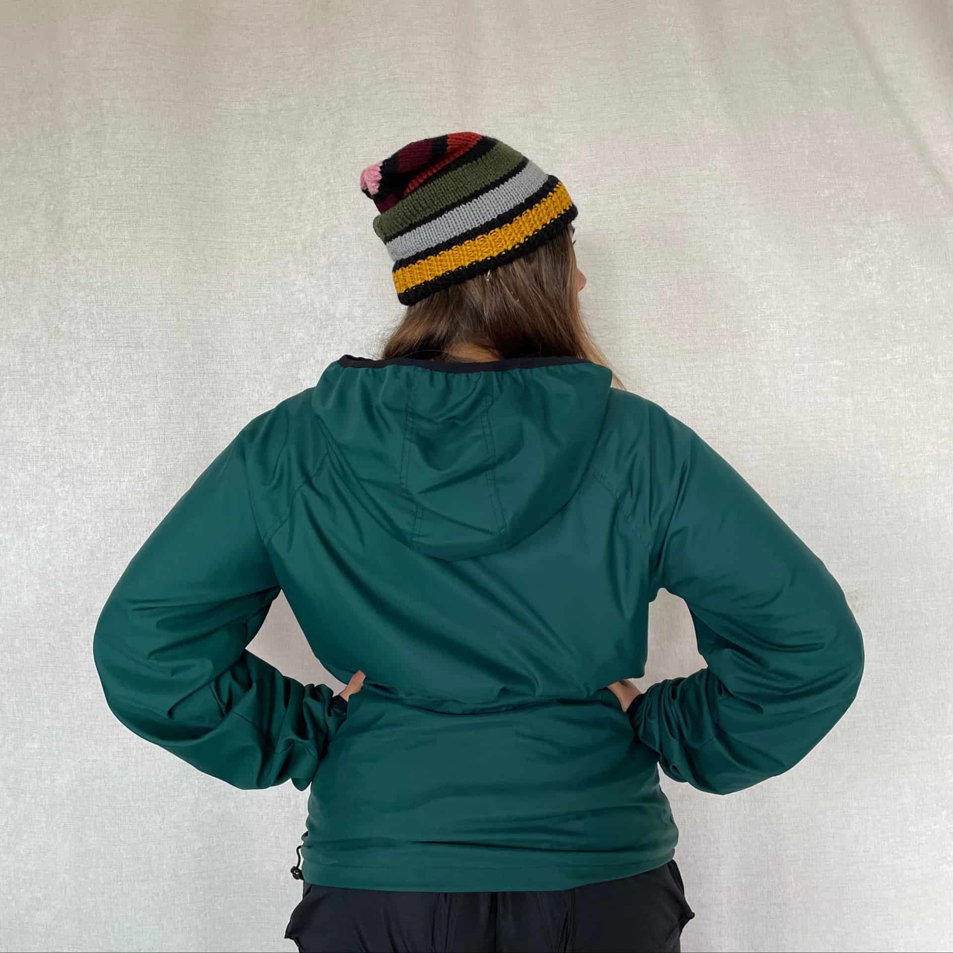 Chaqueta Impermeable Pionono Verde Mujer - miniatura 3