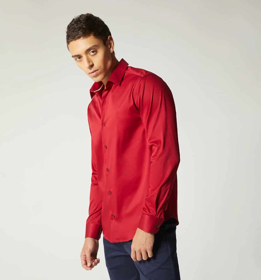 Camisa para hombre básica regular fit m/l - miniatura 10