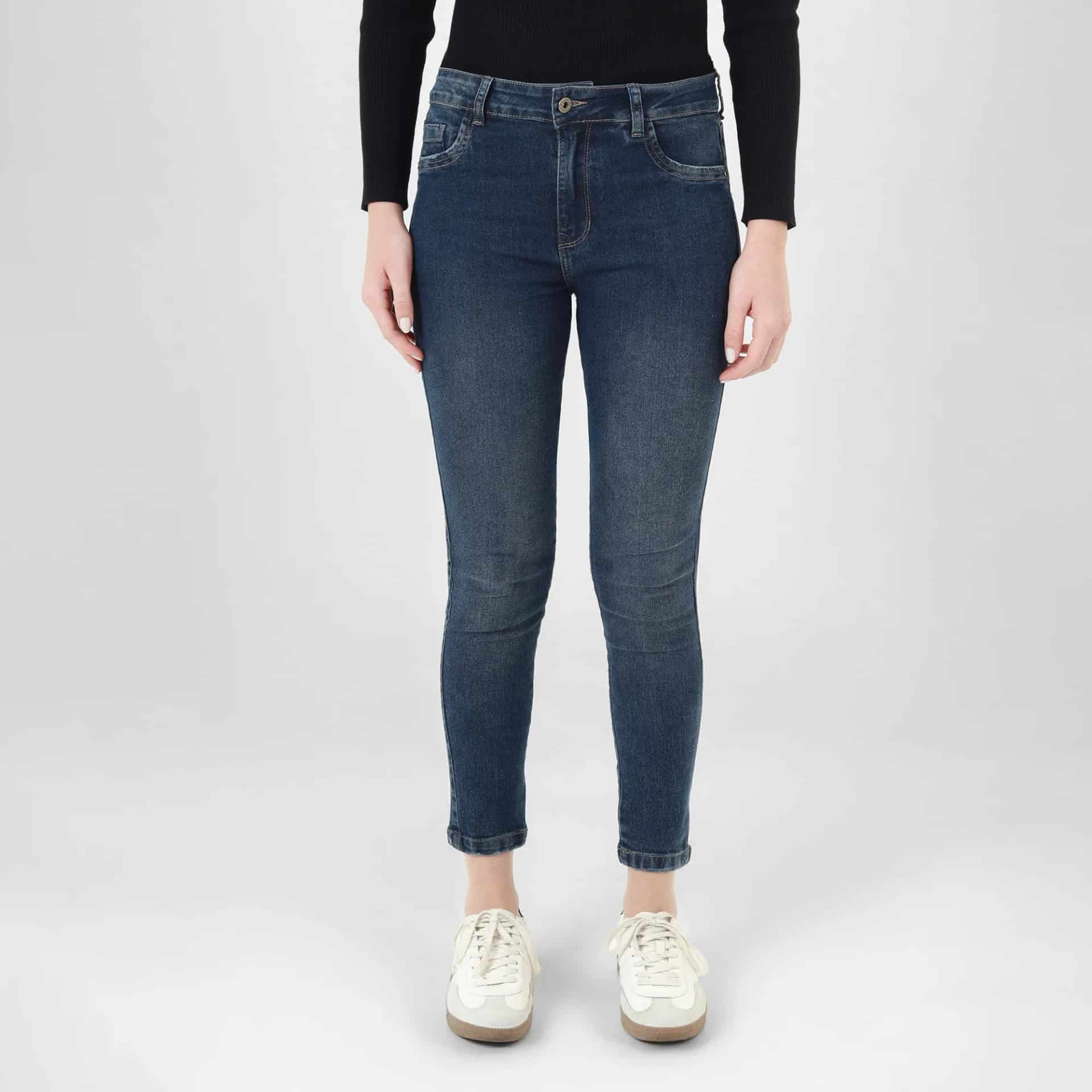 Jean Tiro Medio Bota Skinny - miniatura 5