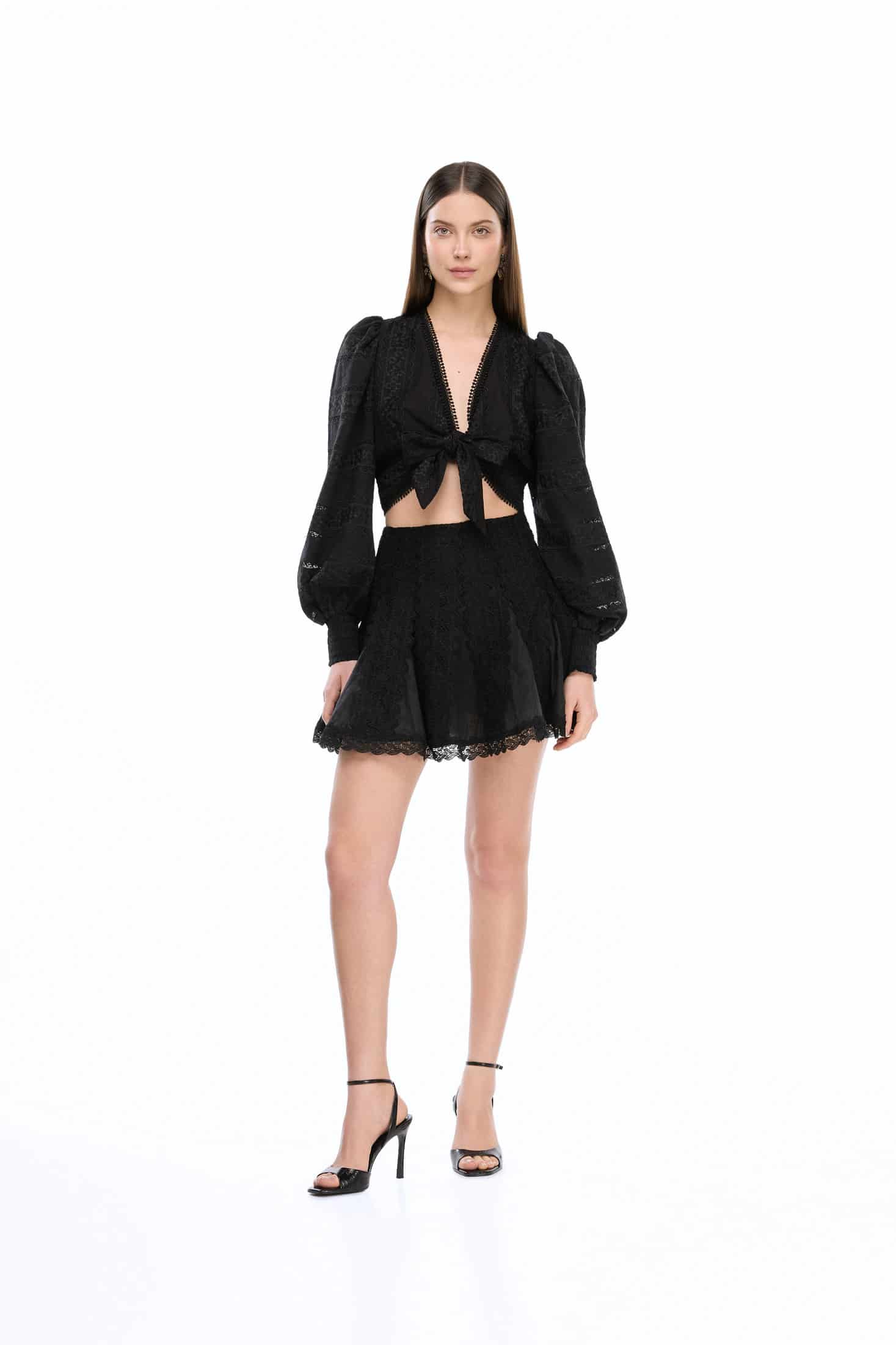 FIRA SKIRT BLACK - miniatura 1