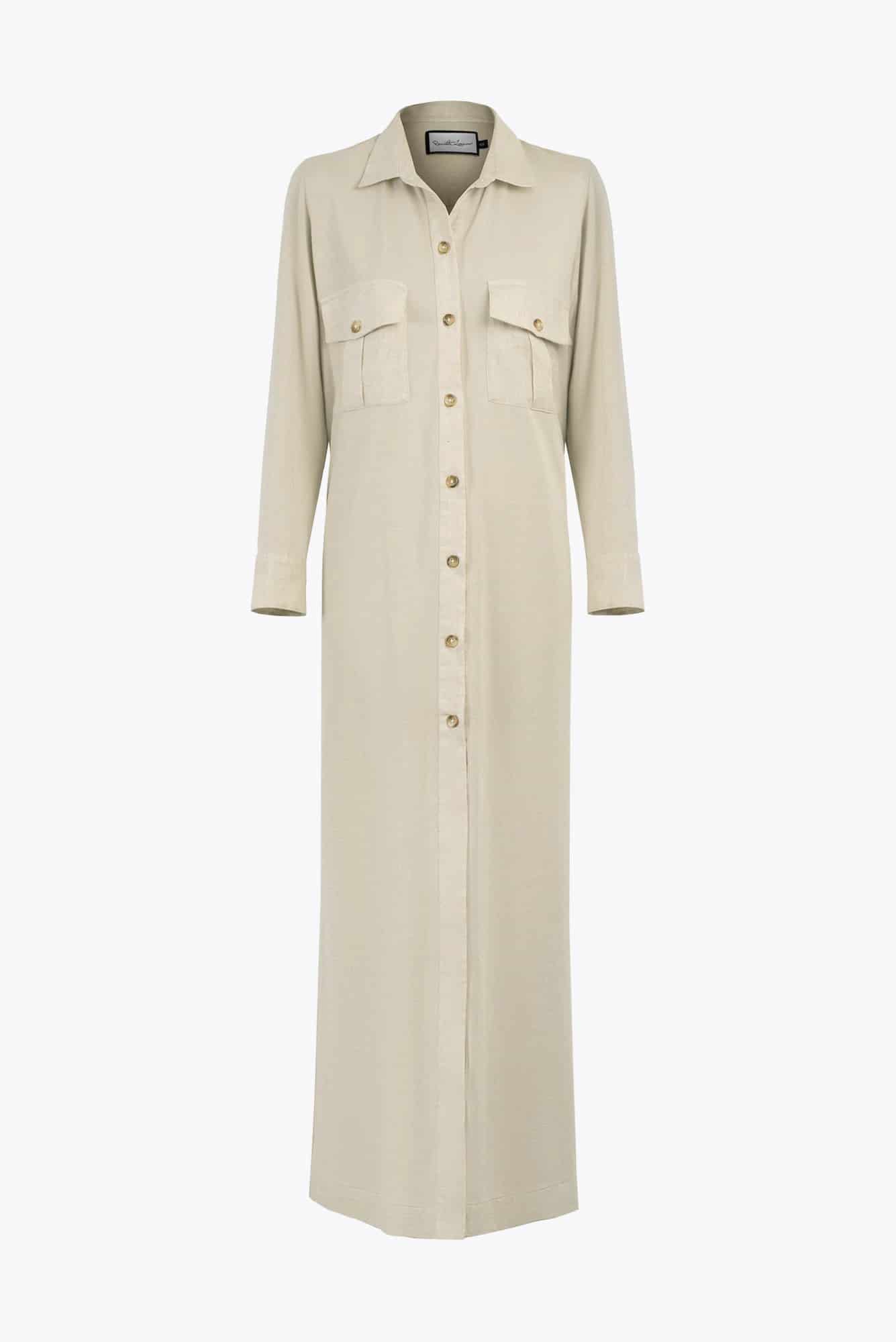 Vestido Amelia Beige - miniatura 2