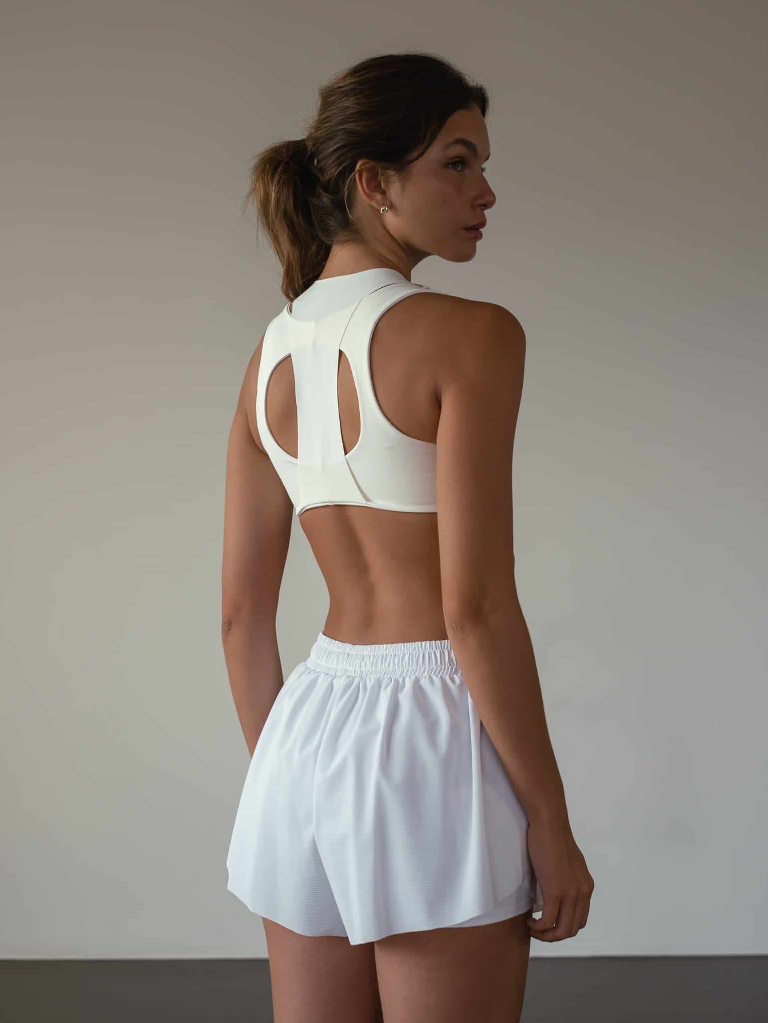 CLUB HIGH SUPPORT TOP - SOFT WHITE - miniatura 2