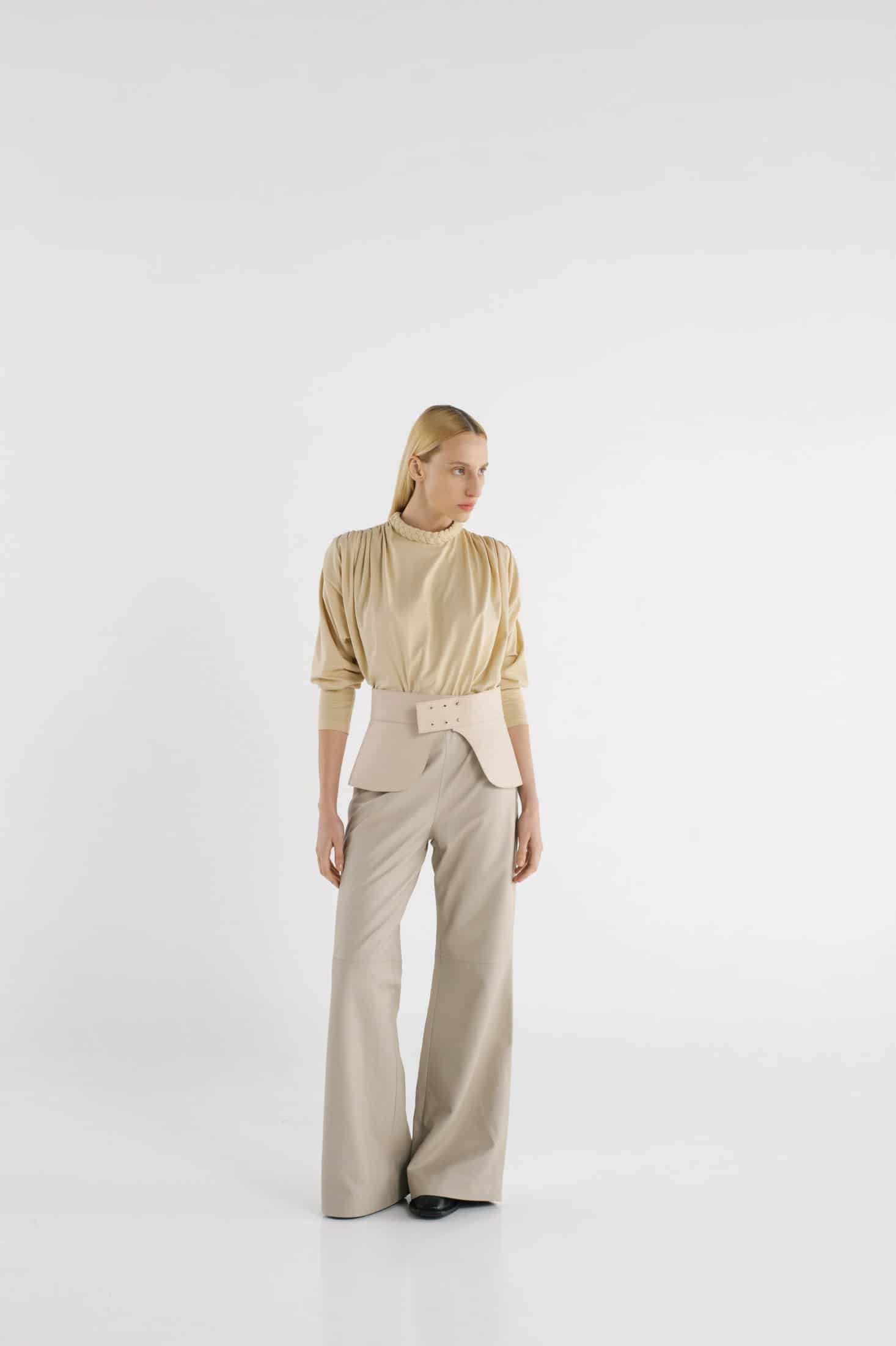 LONG SLEEVE BRAIDED T-SHIRT - miniatura 2