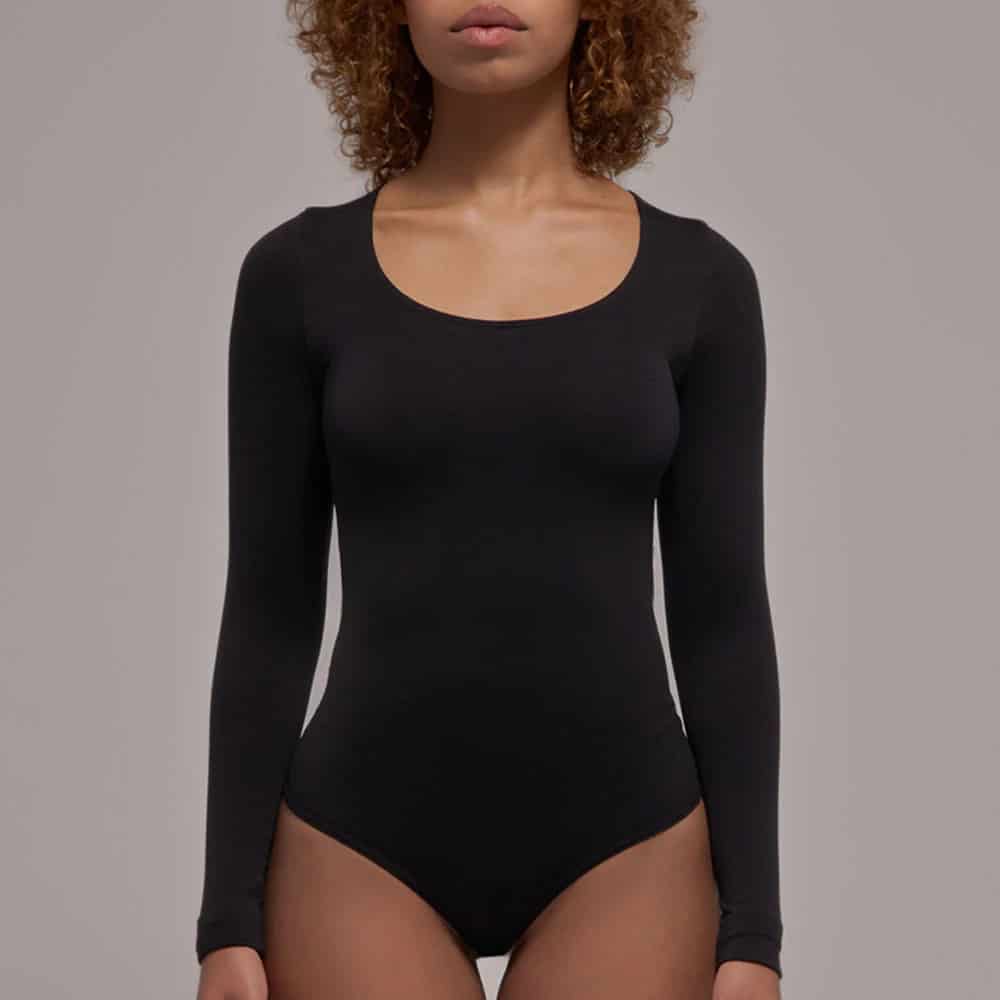 Body Manga Larga  Cuello Redondo Para Mujer | Lunia - miniatura 2