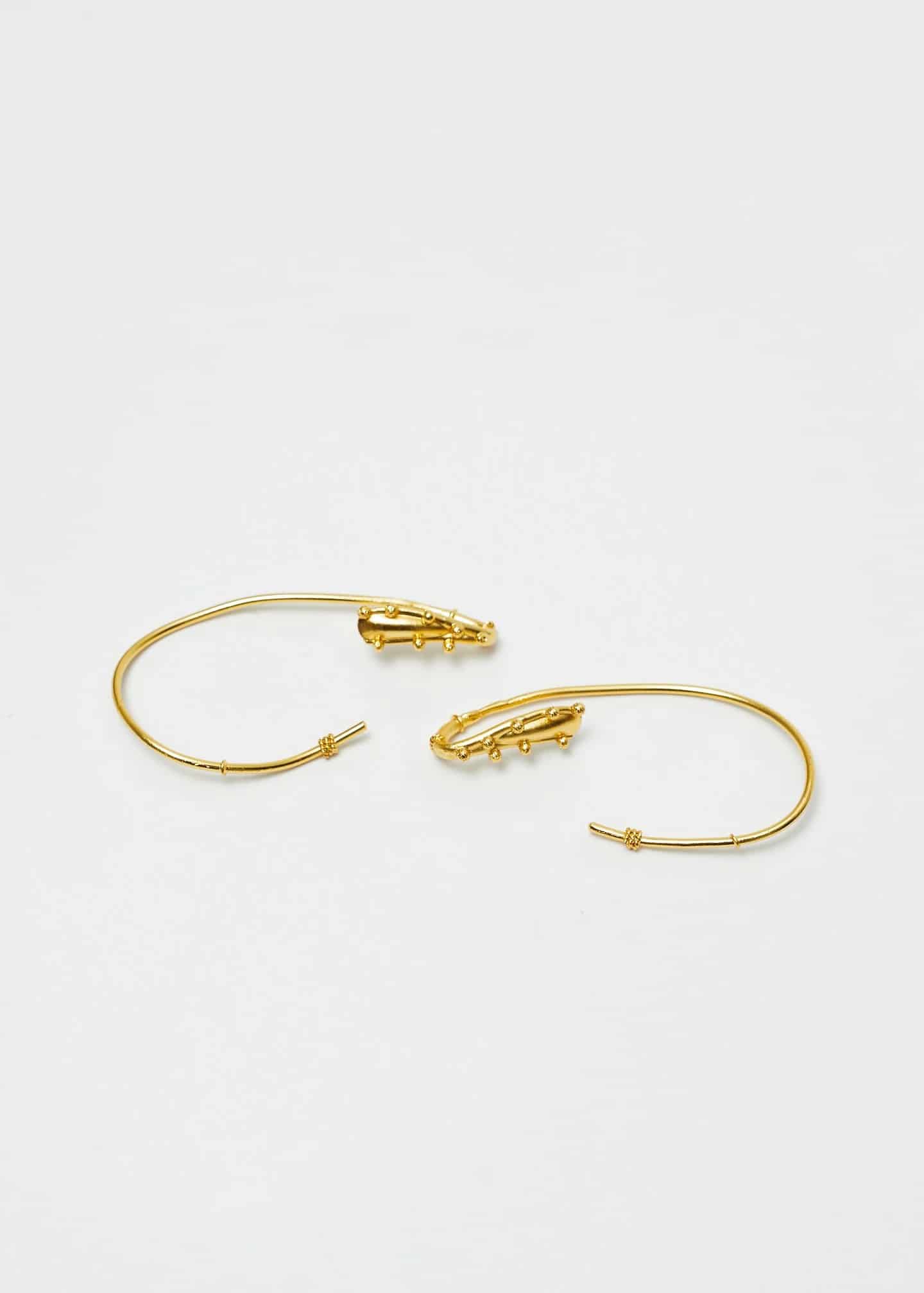 Earcuff Estambre Dorado - miniatura 4