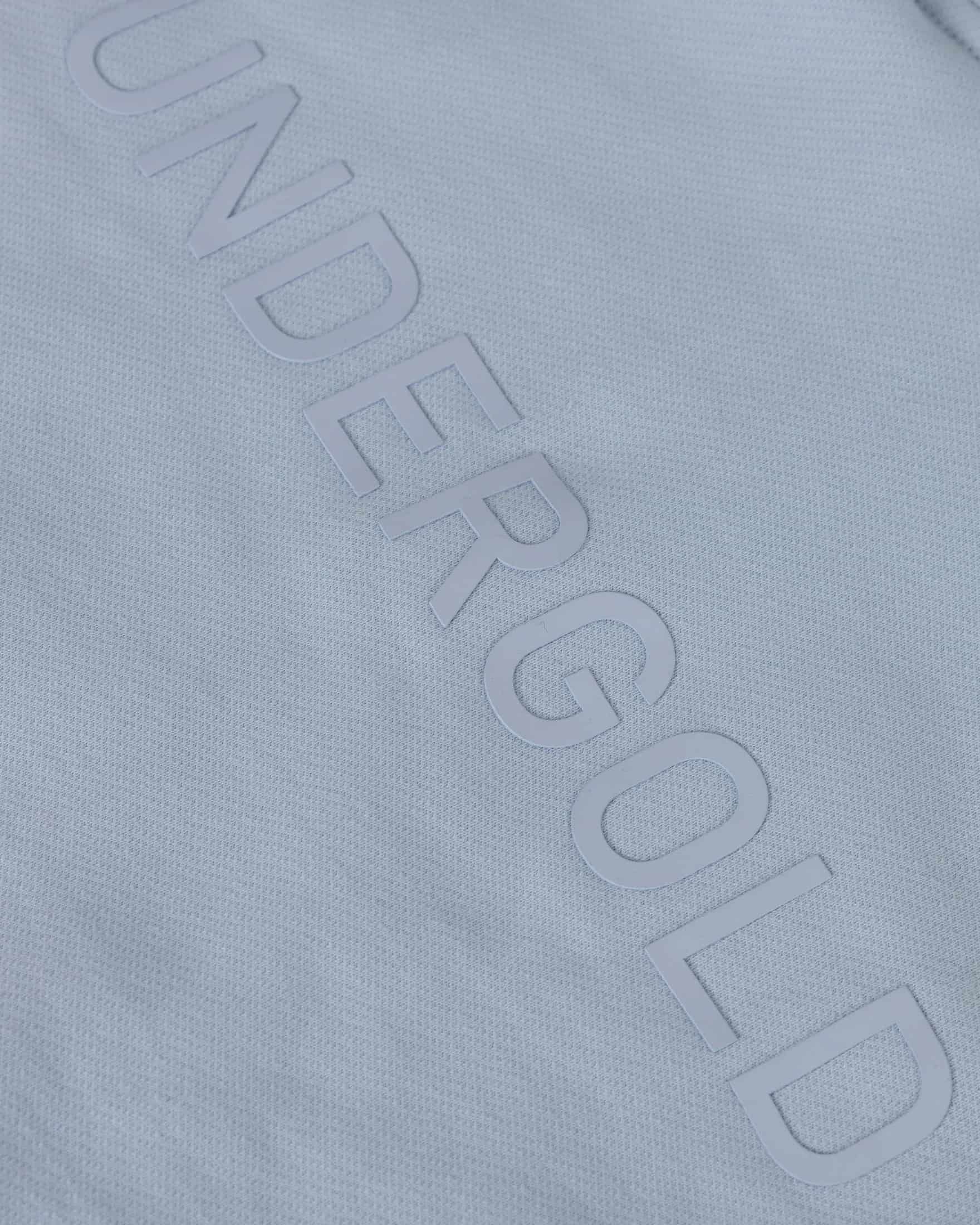 W Basics Undergold Zip Up Slim Fit Hoodie Light Blue - miniatura 4