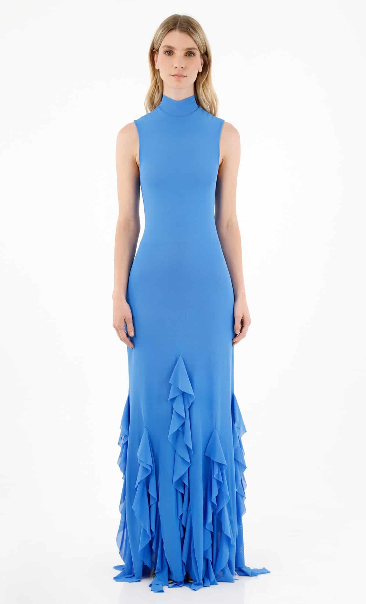 Vestido Largo Aneta Blue - miniatura 2