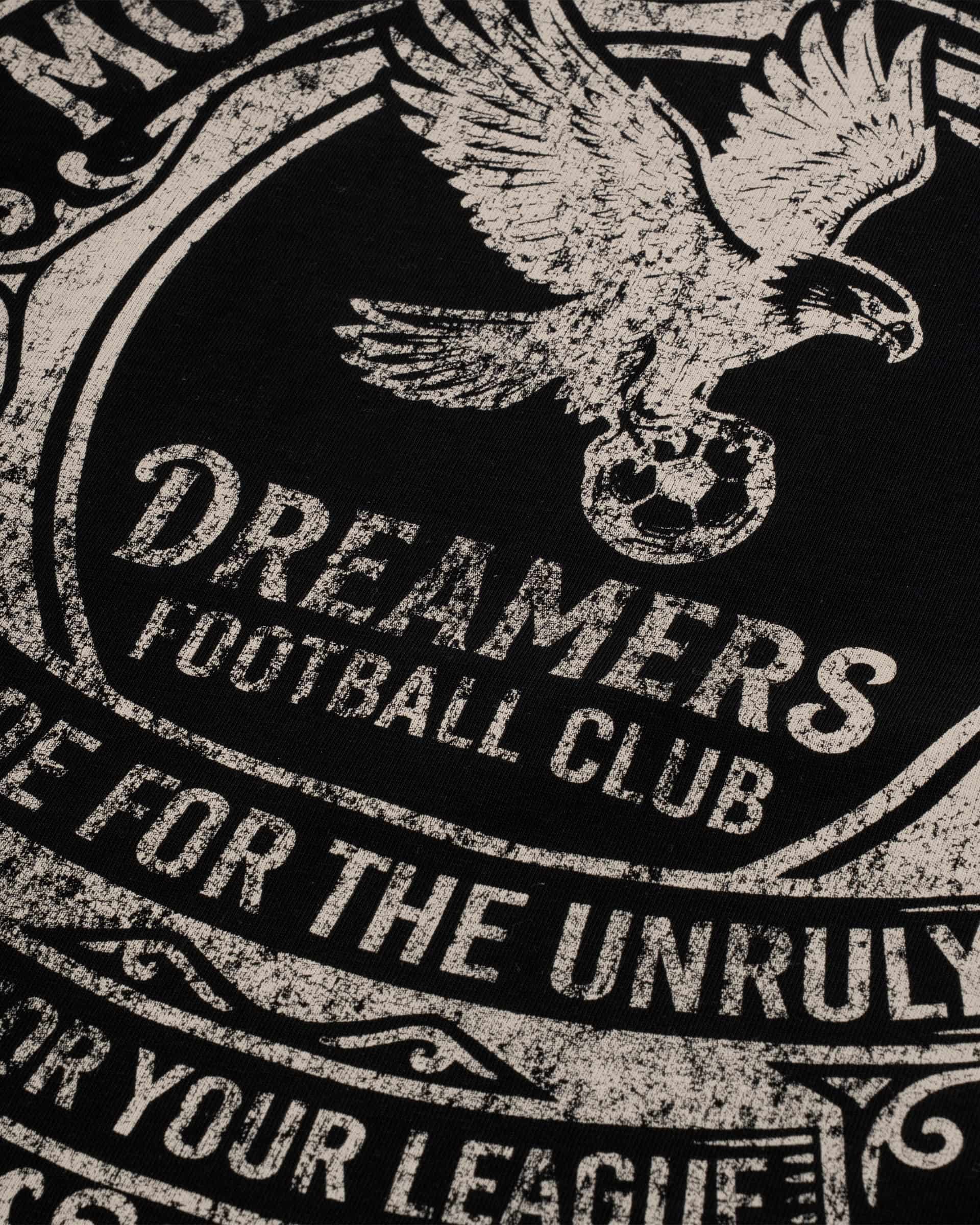 Camiseta Oversized Dreamers Club - Negro Oscuro - miniatura 3