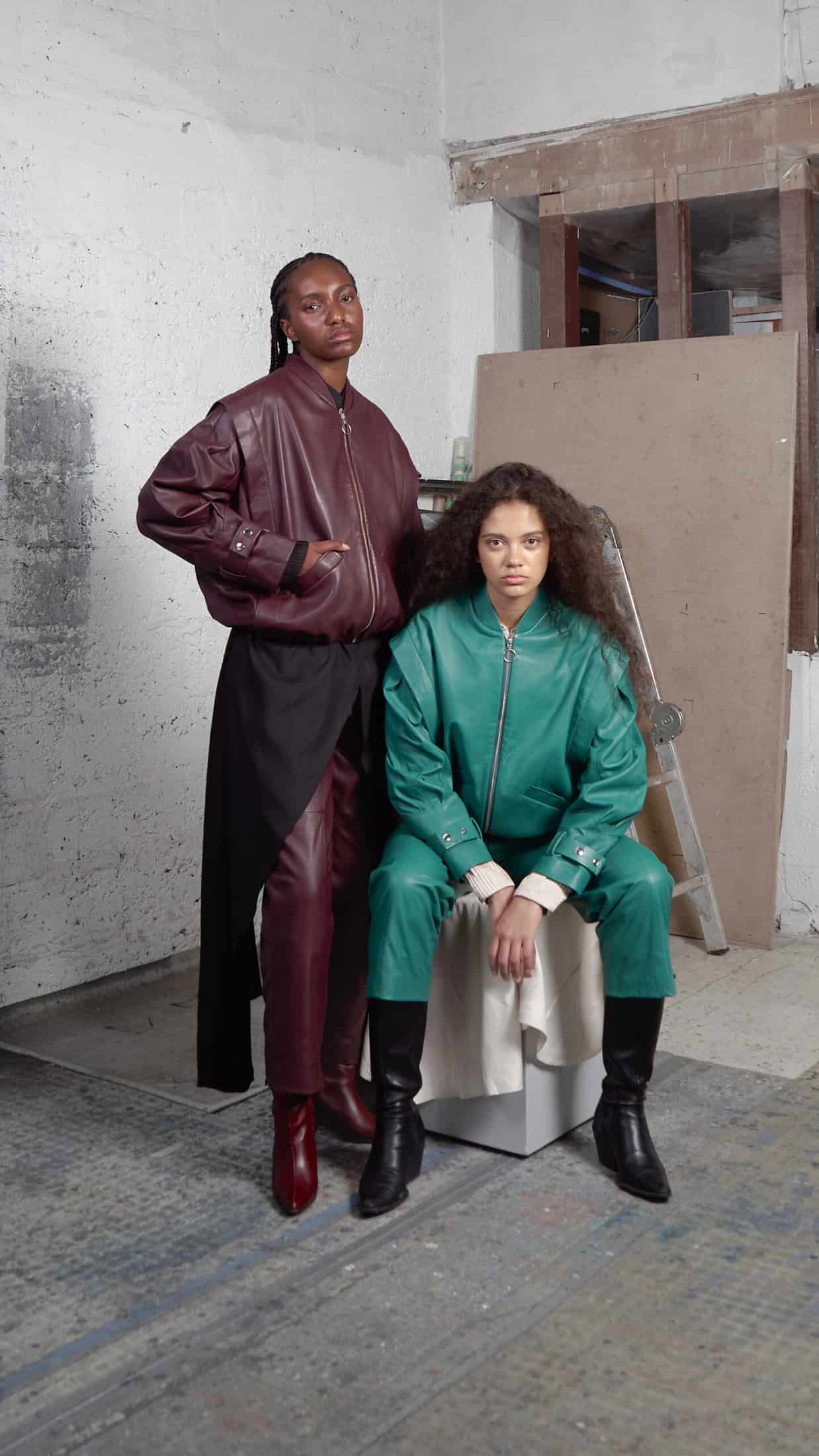 BOMBER LEATHER JACKET - miniatura 7