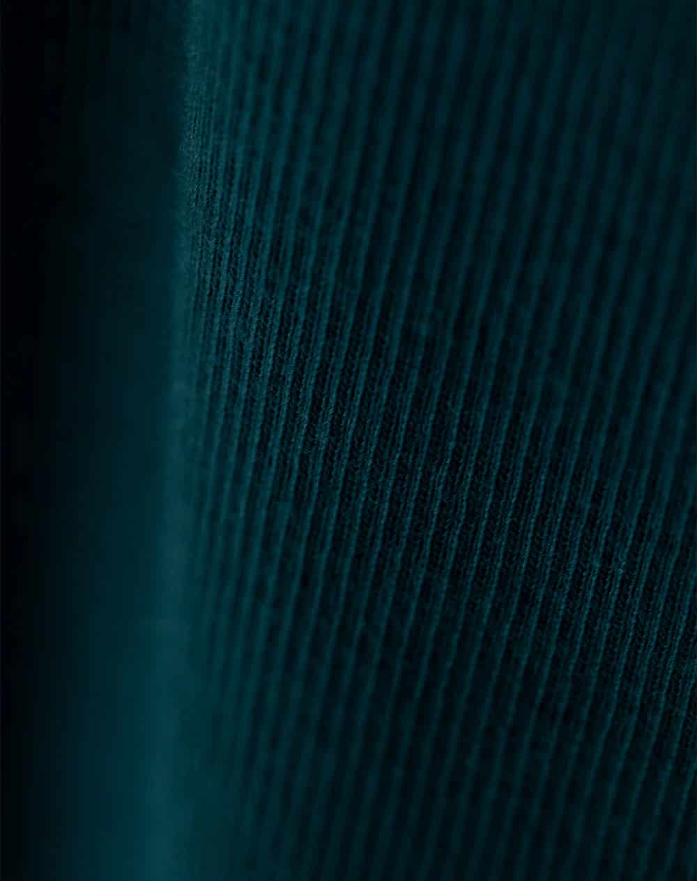 Camiseta esqueleto slim rib algodón verde mujer - miniatura 6