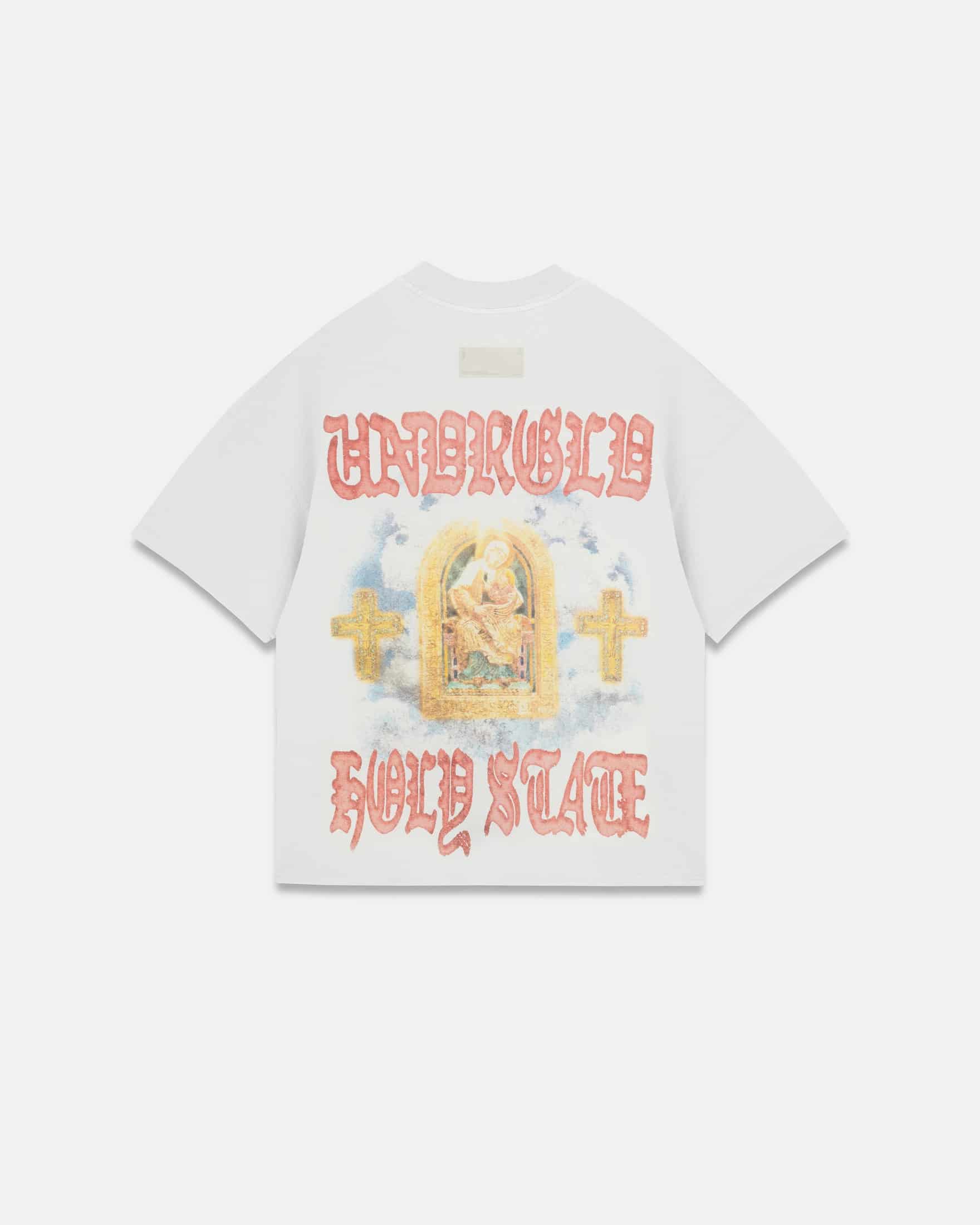 Holy State The Savior Boxy Fit Tshirt White - miniatura 3
