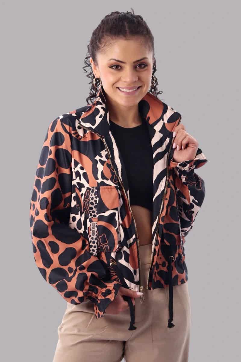 Chaqueta corta estampada Ojo Salvaje - miniatura 15