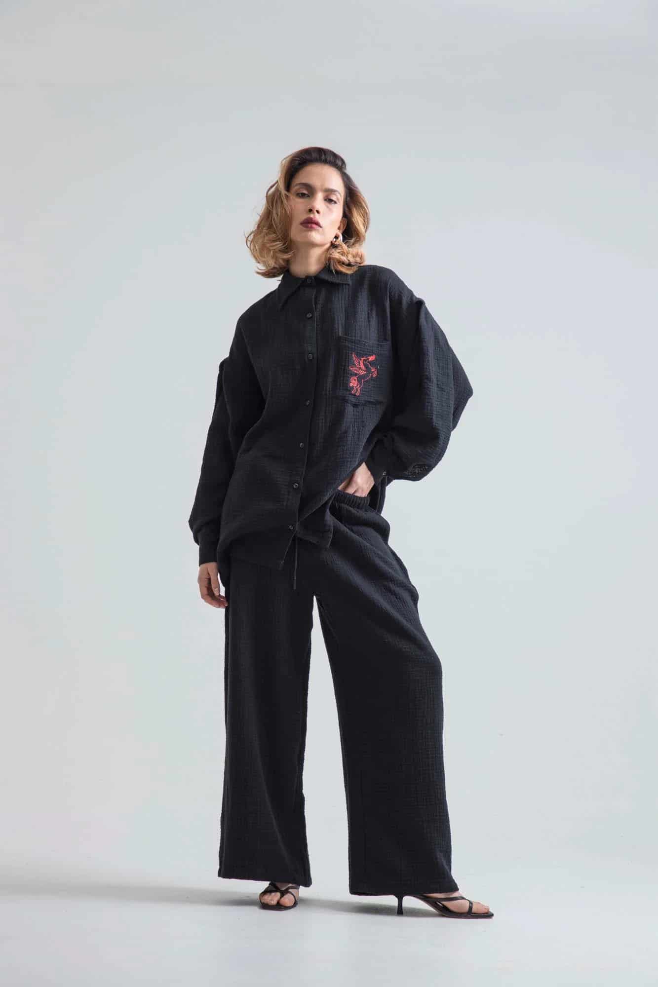 PEGASUS BLACK PANTS - miniatura 20