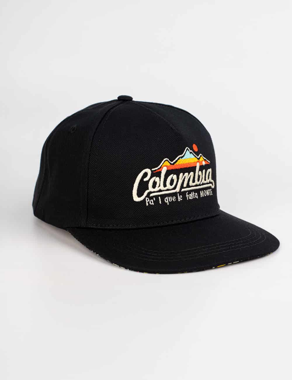 Gorra Desestructurada Drill negro Colombia Unisex - miniatura 4