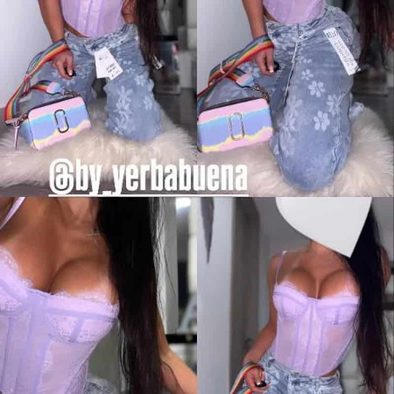 BRALETTE BLONDA MORADO - miniatura 3