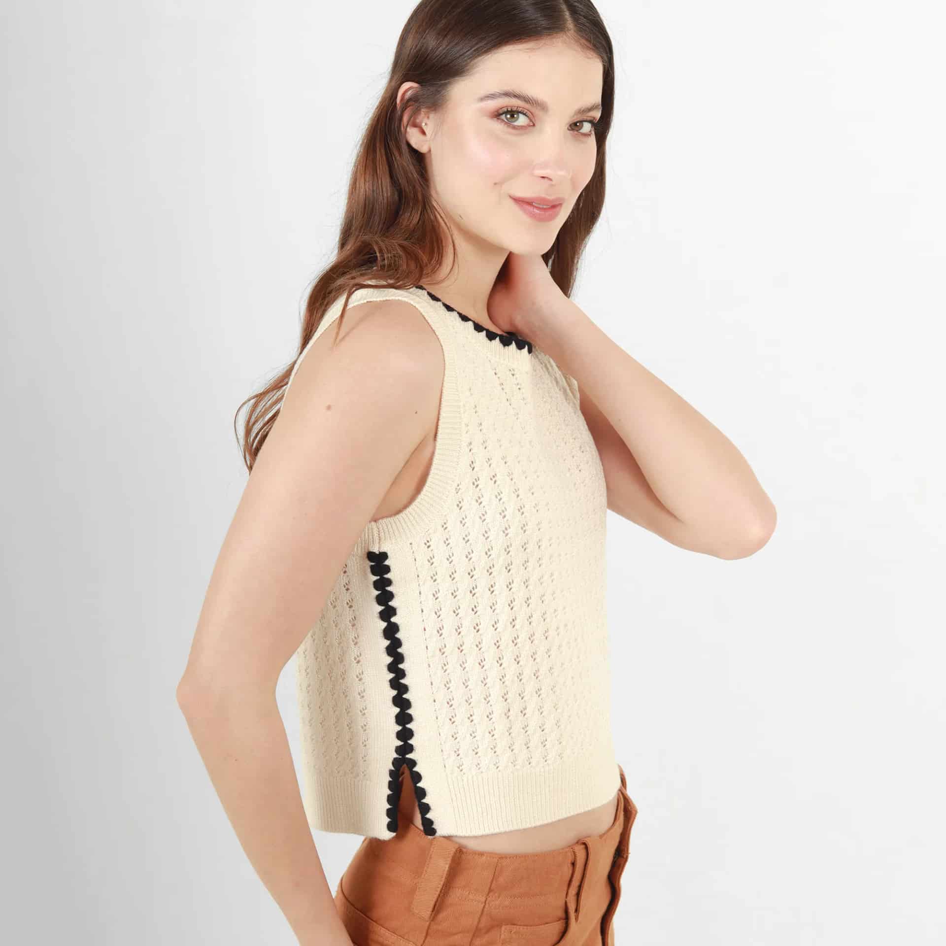 Sweater Cuello Redondo Manga Sisa - miniatura 2