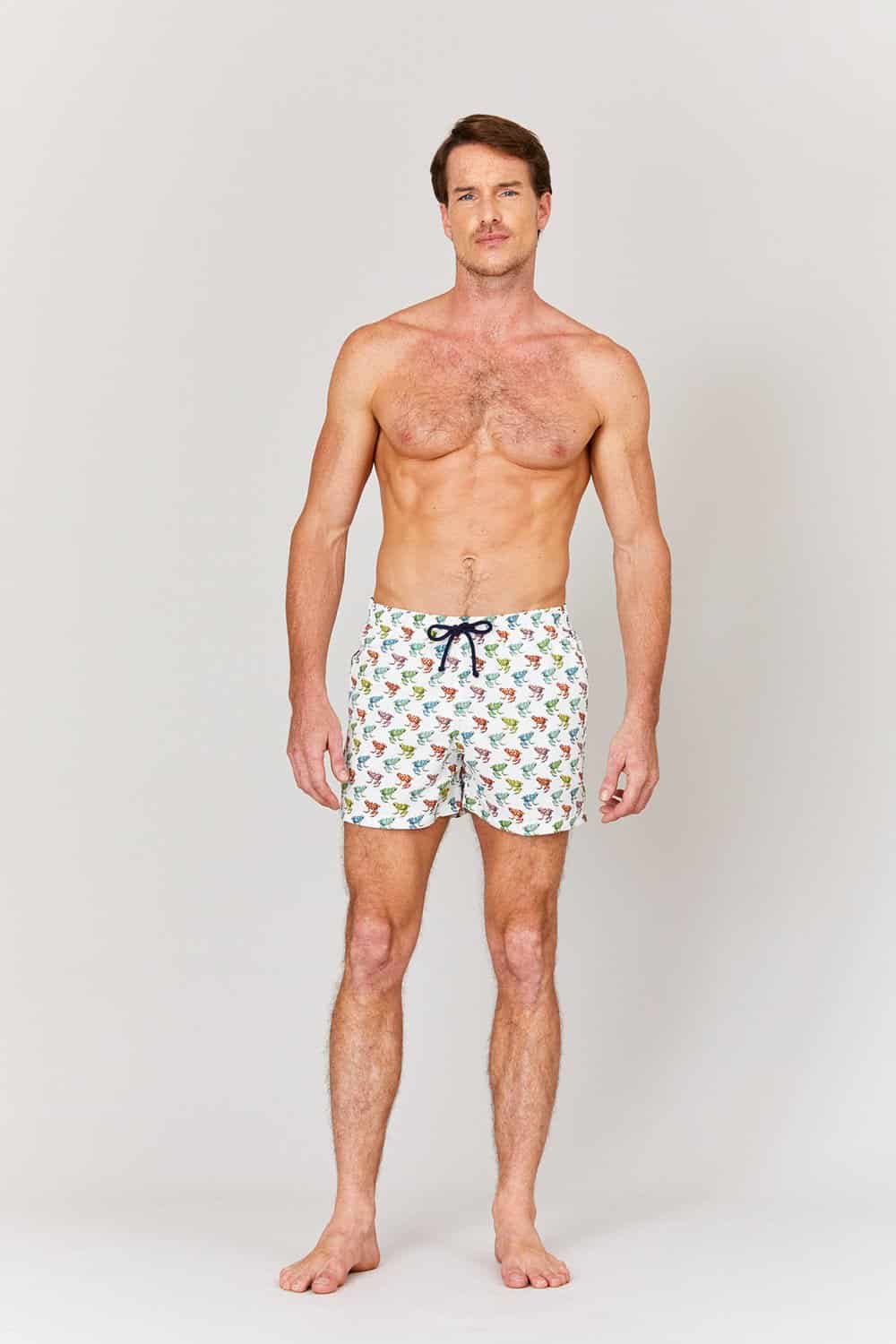 Men's swim trunk small frogs - miniatura 1