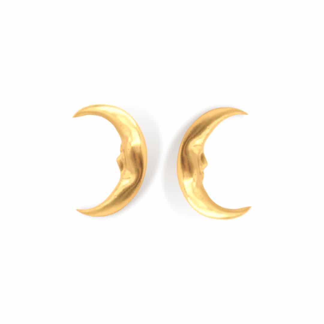 Aretes de media luna grande - miniatura 2