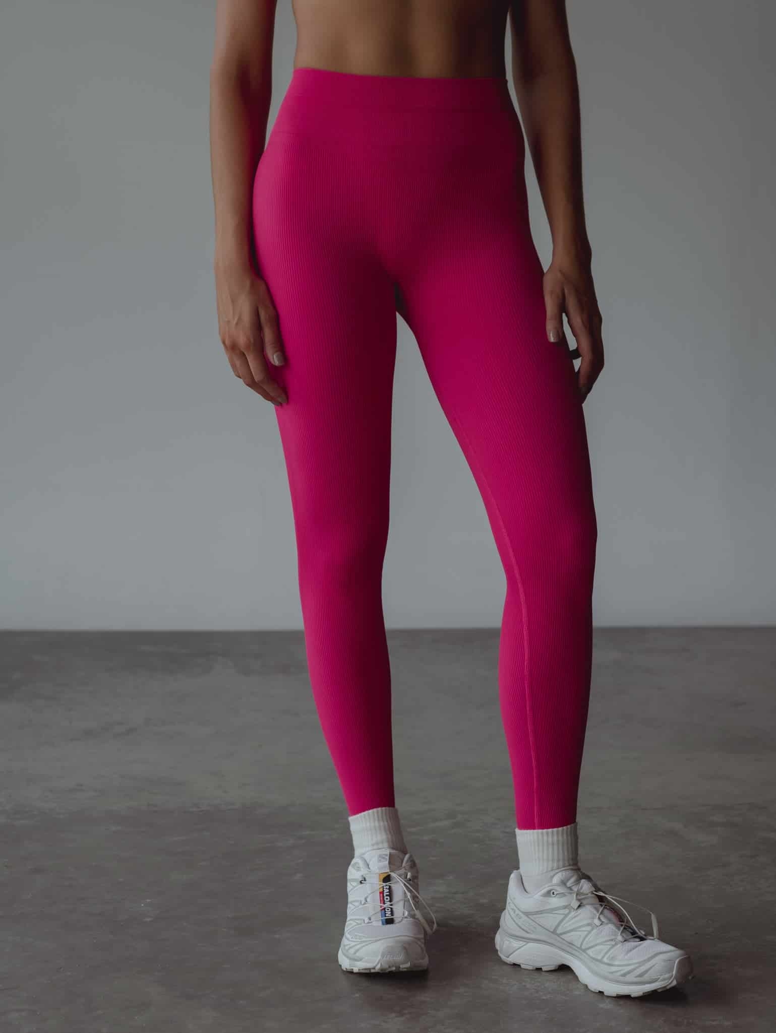 BLAZE SEAMLESS LEGGINGS - FUCSIA - miniatura 1