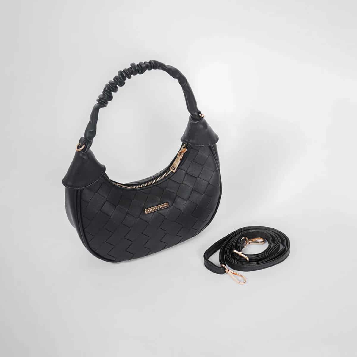 Bolso de hombro con textura - miniatura 8