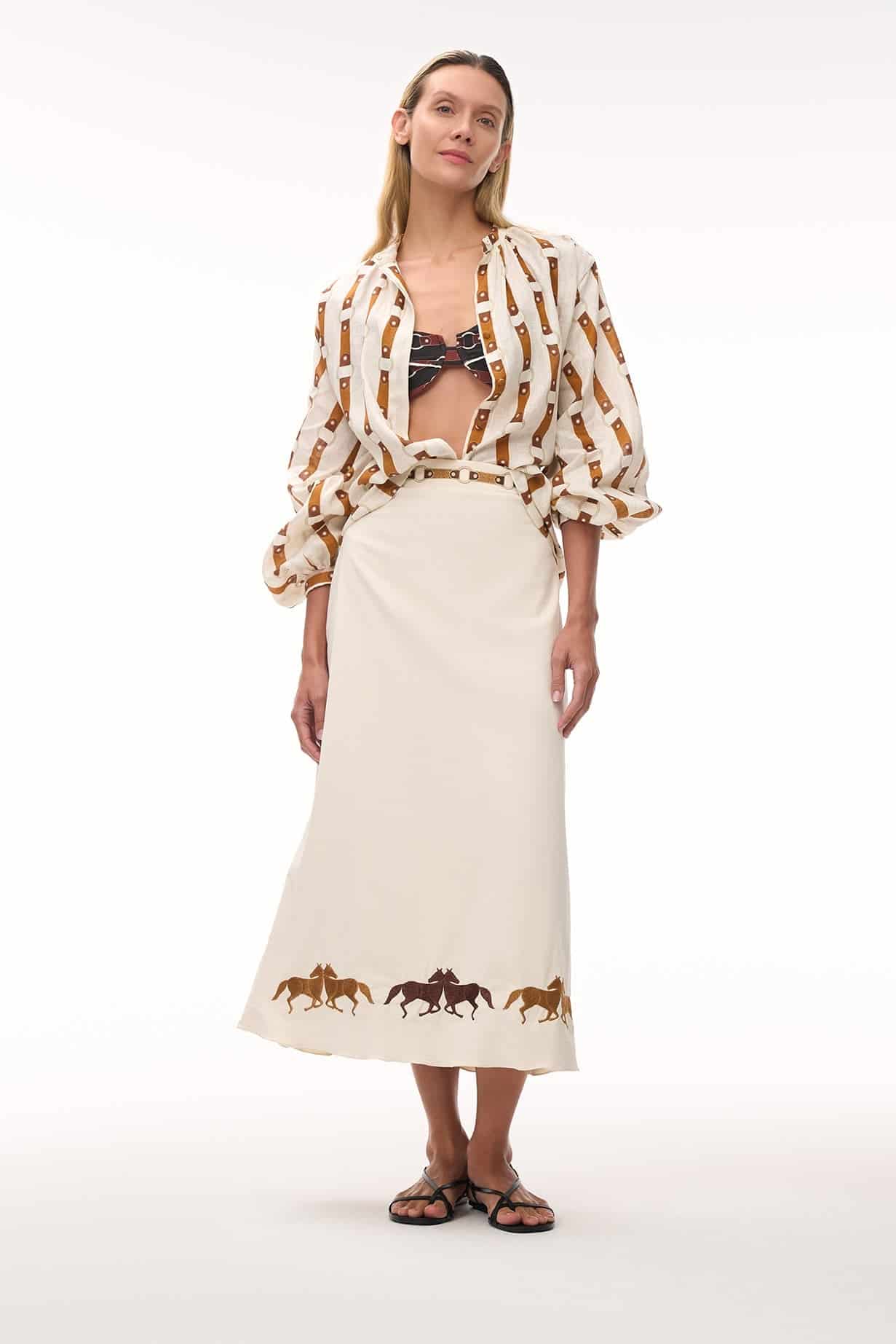 Don Simón Linen Shirt / Horse Reins - miniatura 2