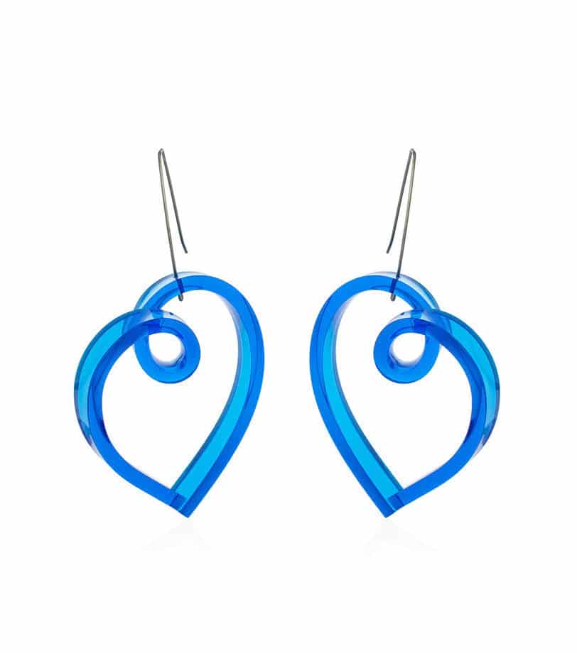 Aretes Corazón Infinito Grande - miniatura 8