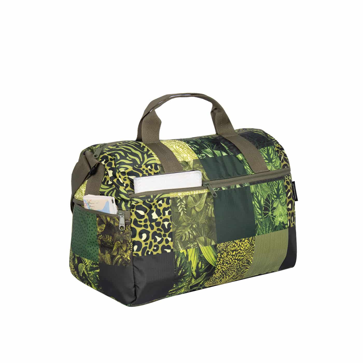 Maleta M ULTRA Plegable Estampado Green Citybags Multicolor - miniatura 4