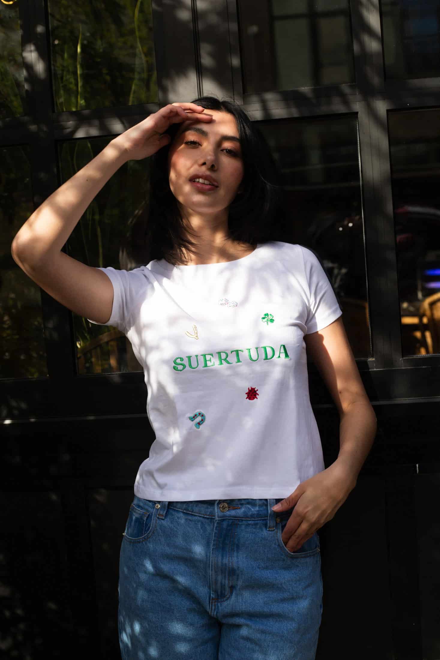 Suertuda Basic/Cropped Tee - miniatura 1