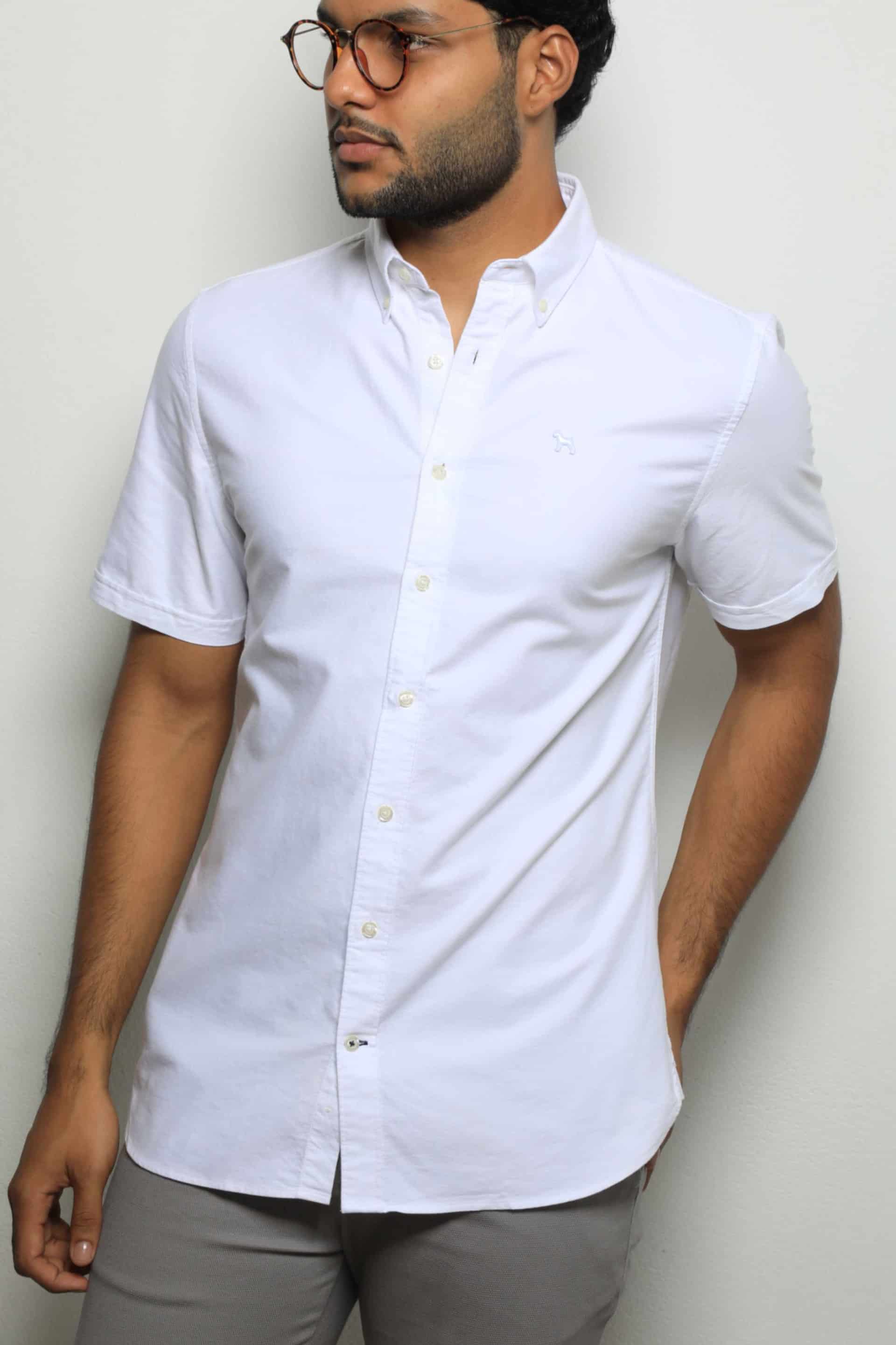 Camisa Manga Corta Blanco/Oxford - miniatura 4