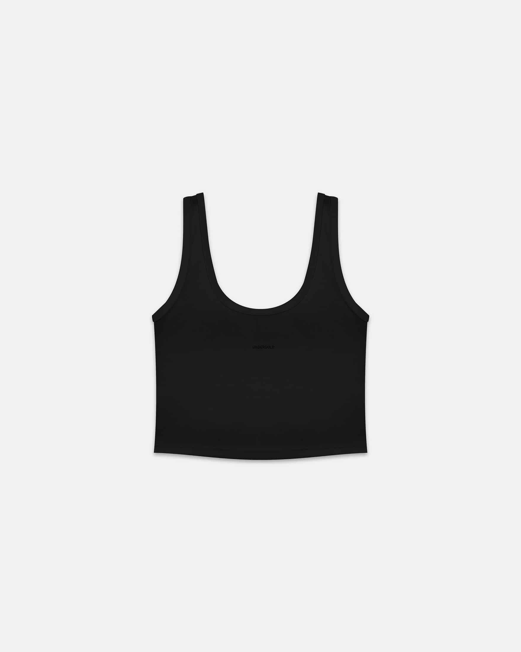 W Line Basic Tank Top Black - miniatura 1