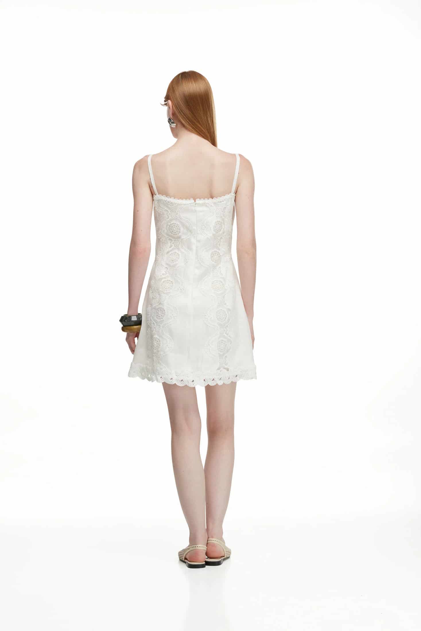 ROCIO MINI DRESS WHITE - miniatura 3