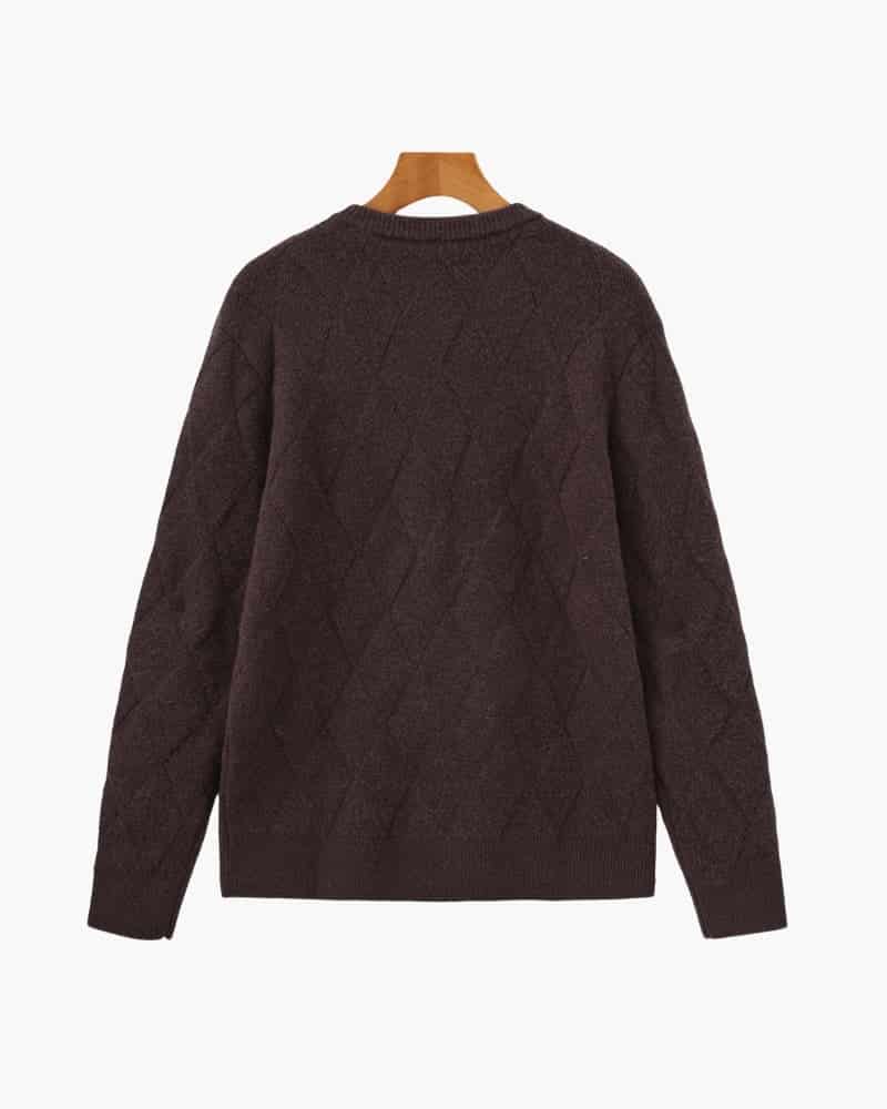 Diamond Knit Crewneck Sweater - miniatura 17