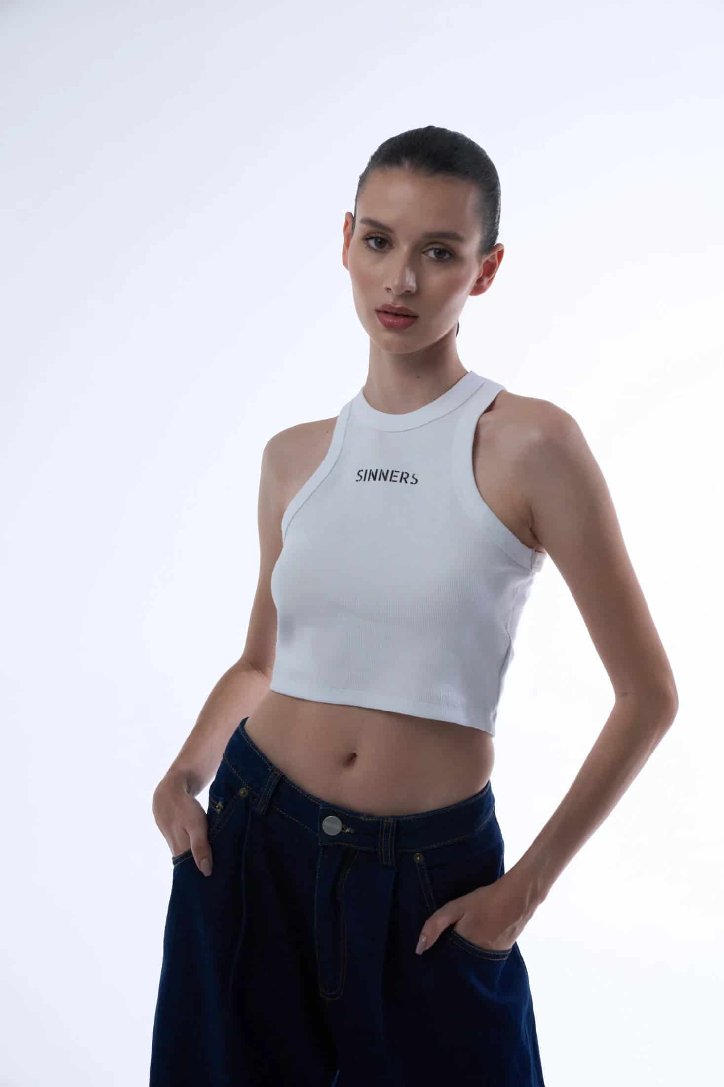 SINNERS WHITE WOMEN TANK TOP - miniatura 8
