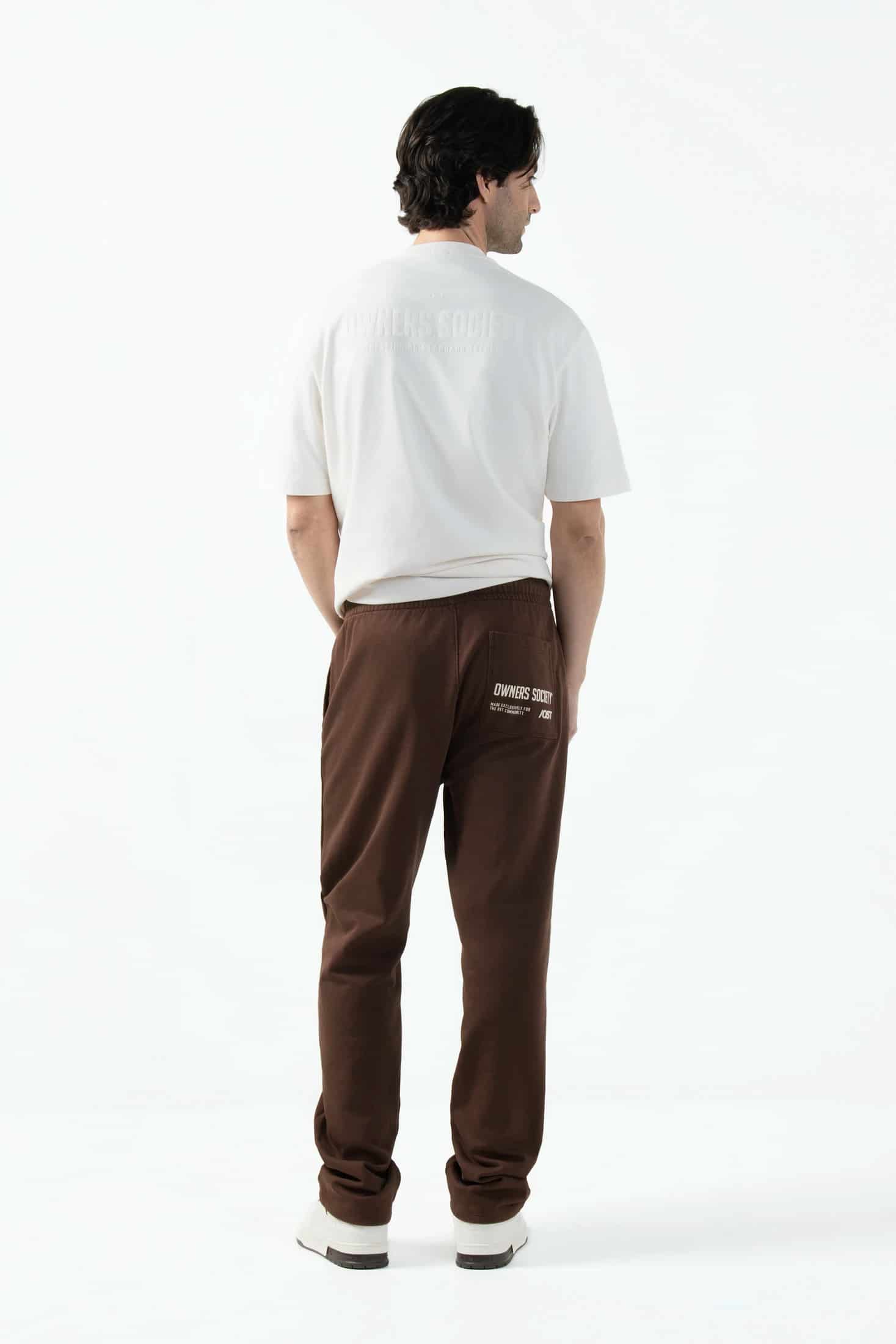 PANTALON SUDADERA COLOR SHAVED CHOCOLATE - miniatura 6
