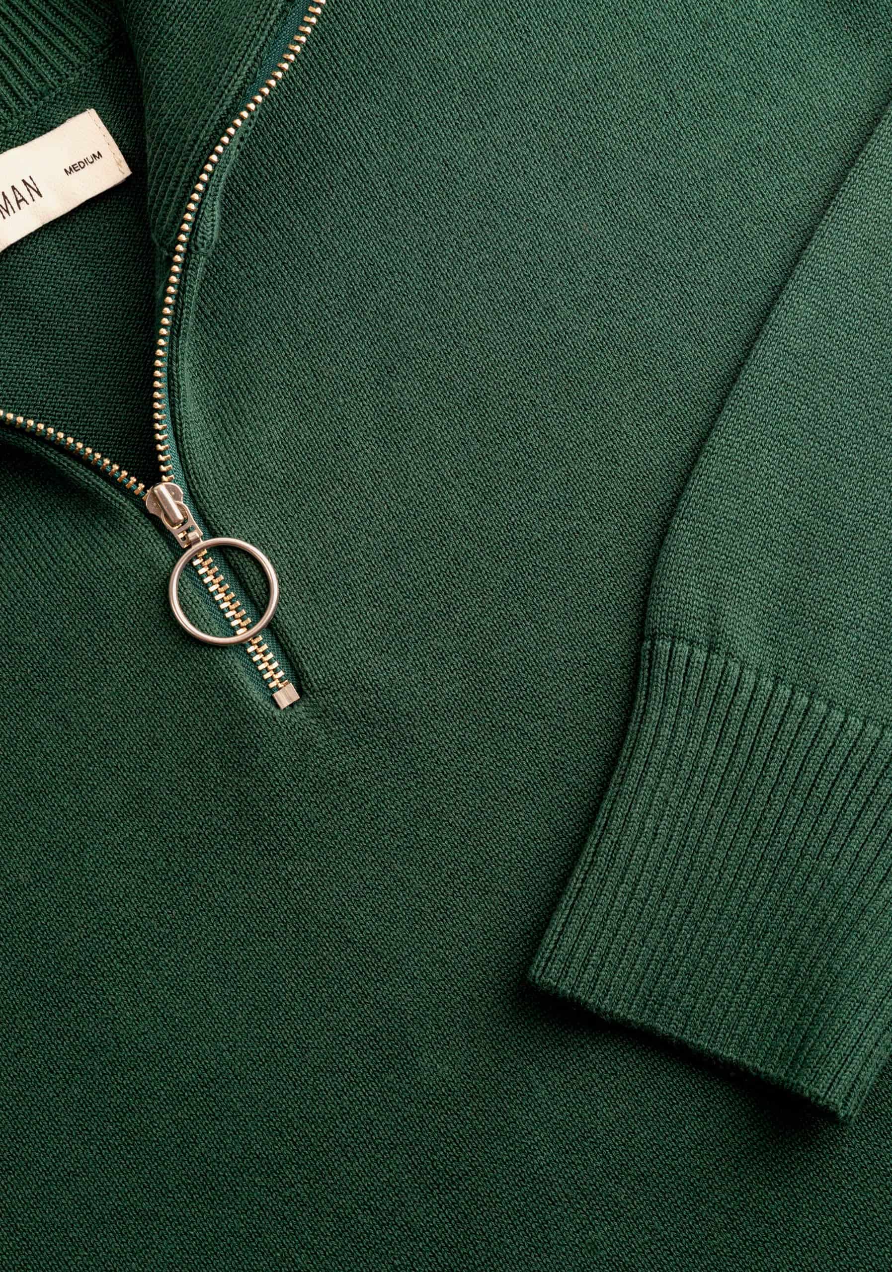 Saco H Prescolt Half Zip Verde Bot - miniatura 2
