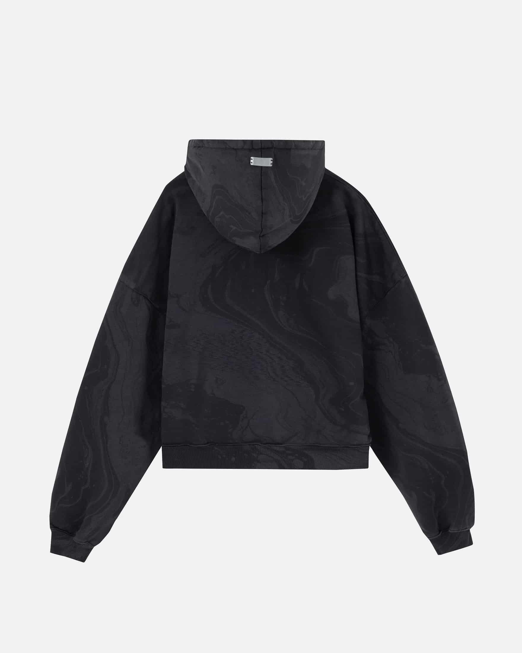 Basics UNDGLD Boxy Hoodie Oiled Black - miniatura 3