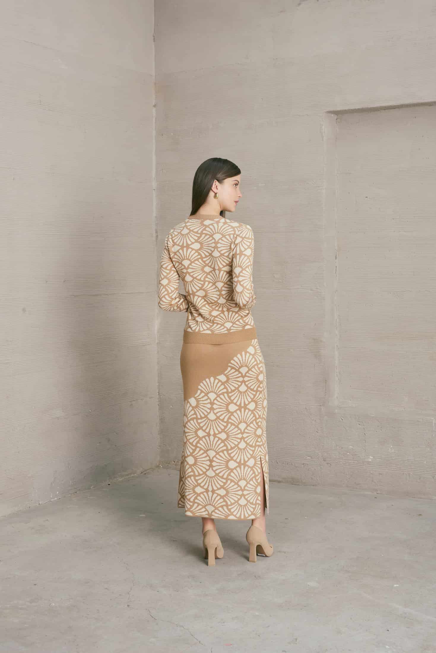Falda Venus Camel-Beige - miniatura 3