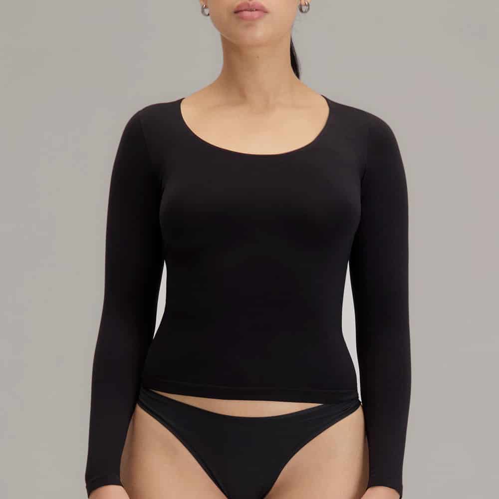 Camiseta Para Mujer Manga Larga Cuello Redondo | Lunia - miniatura 4