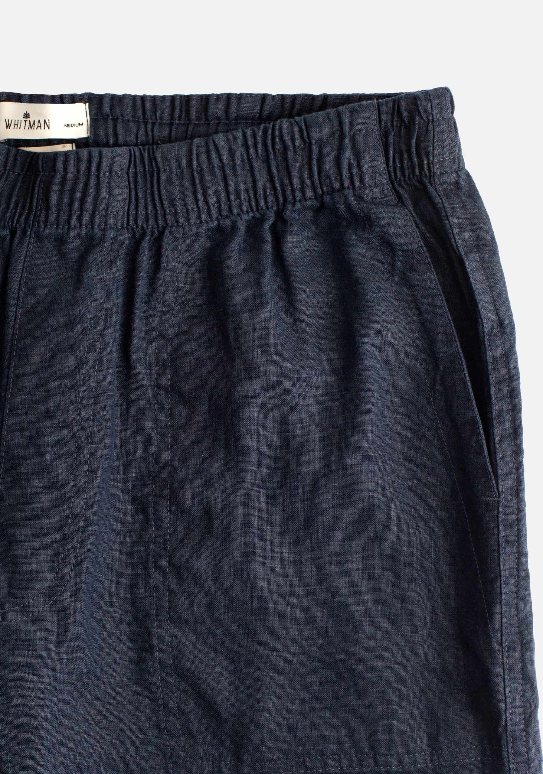 Pantalón H Hopkins Jogger Lino Azul Navy - miniatura 2