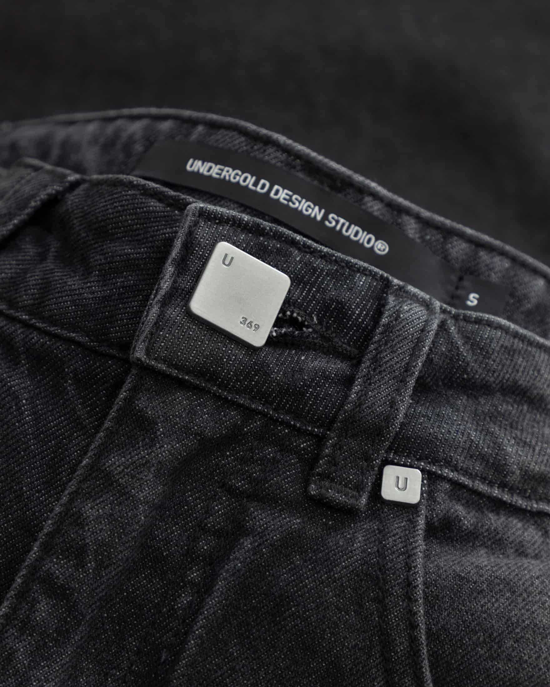 W Line Basic Wide Jeans Washed Black - miniatura 4