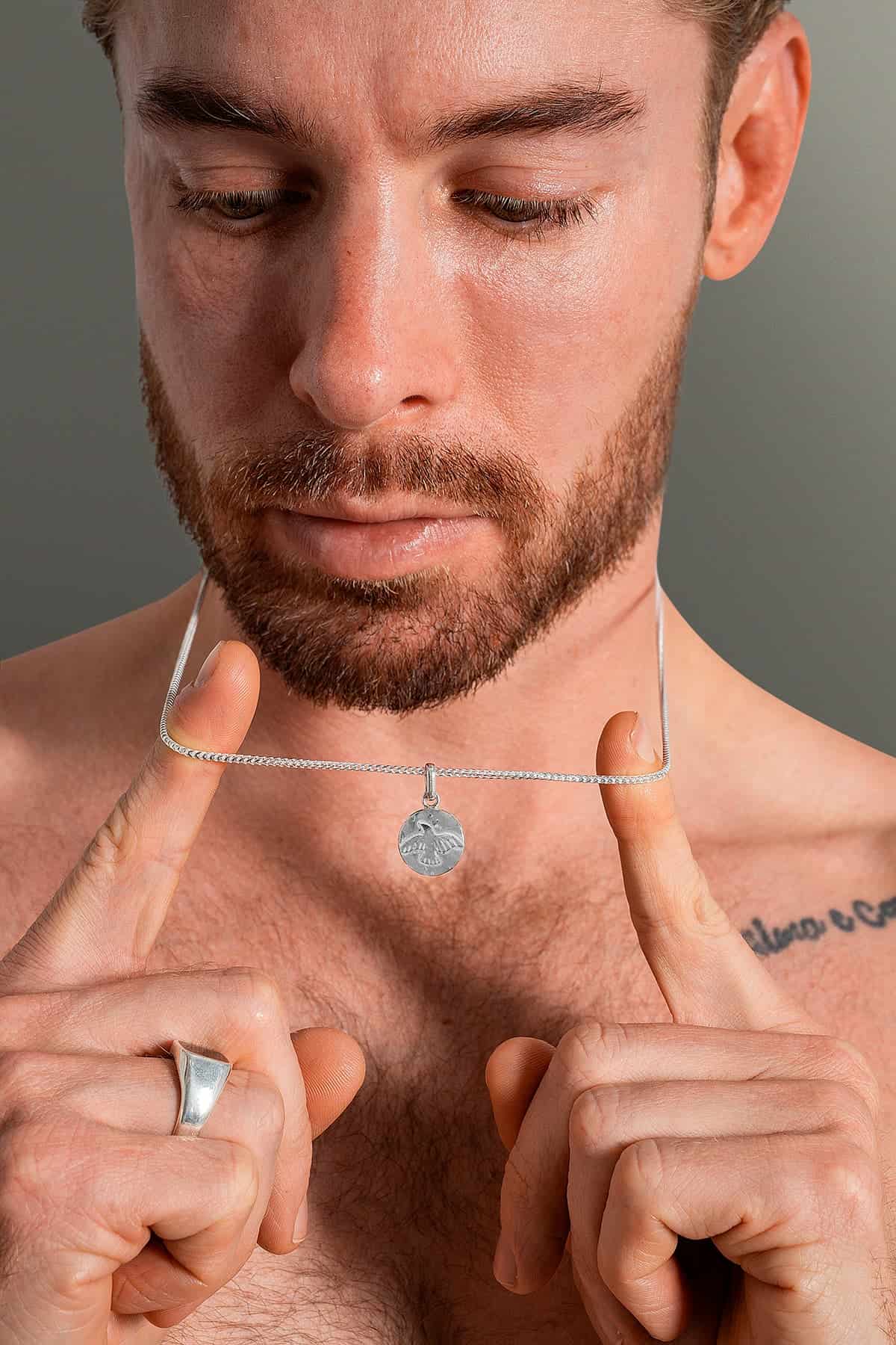 AËTOS | CADENA CON DIJE EN PLATA LEY 950 - miniatura 2