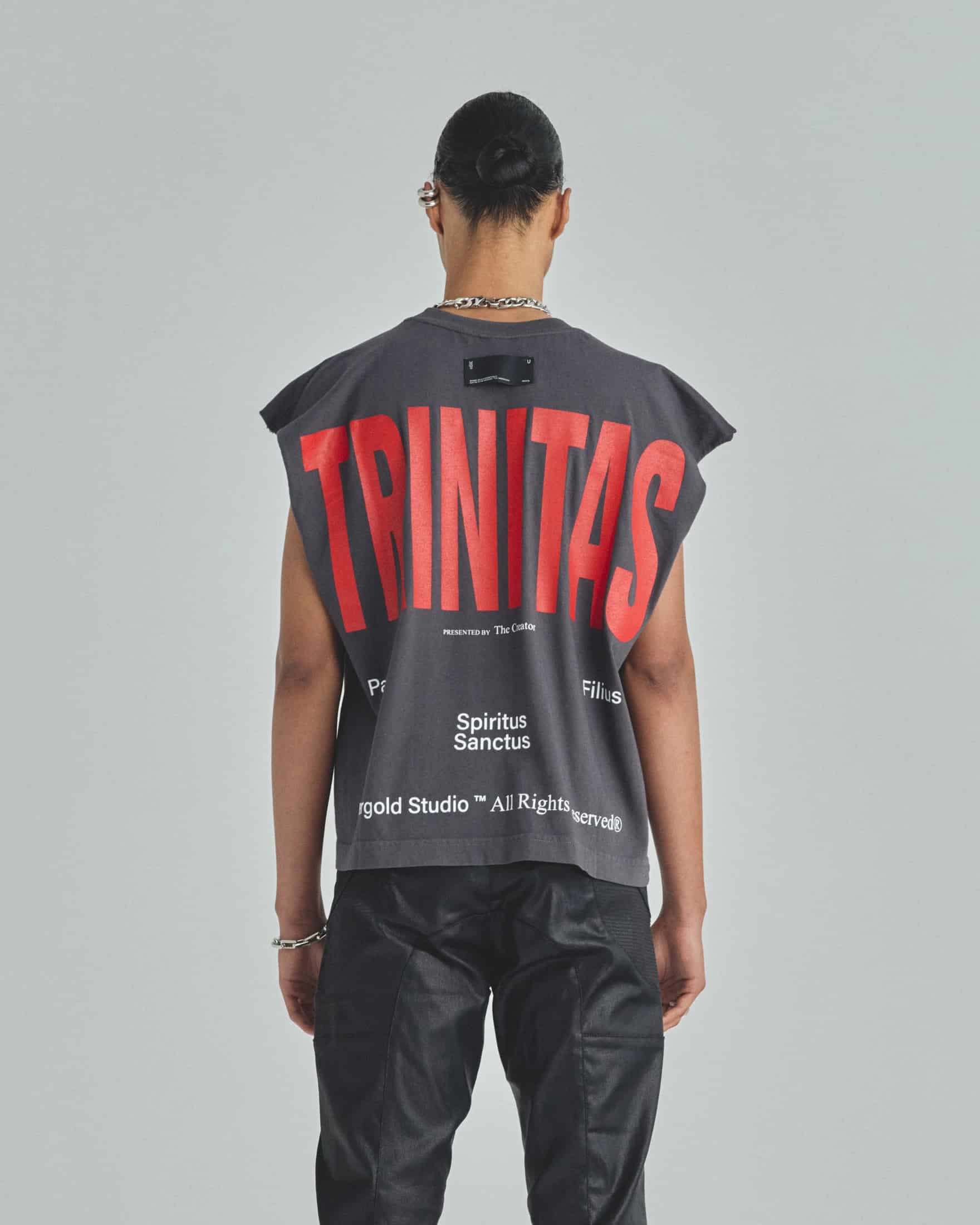Spring Trinitas Sleeveless Tshirt Vintage Gray - miniatura 7