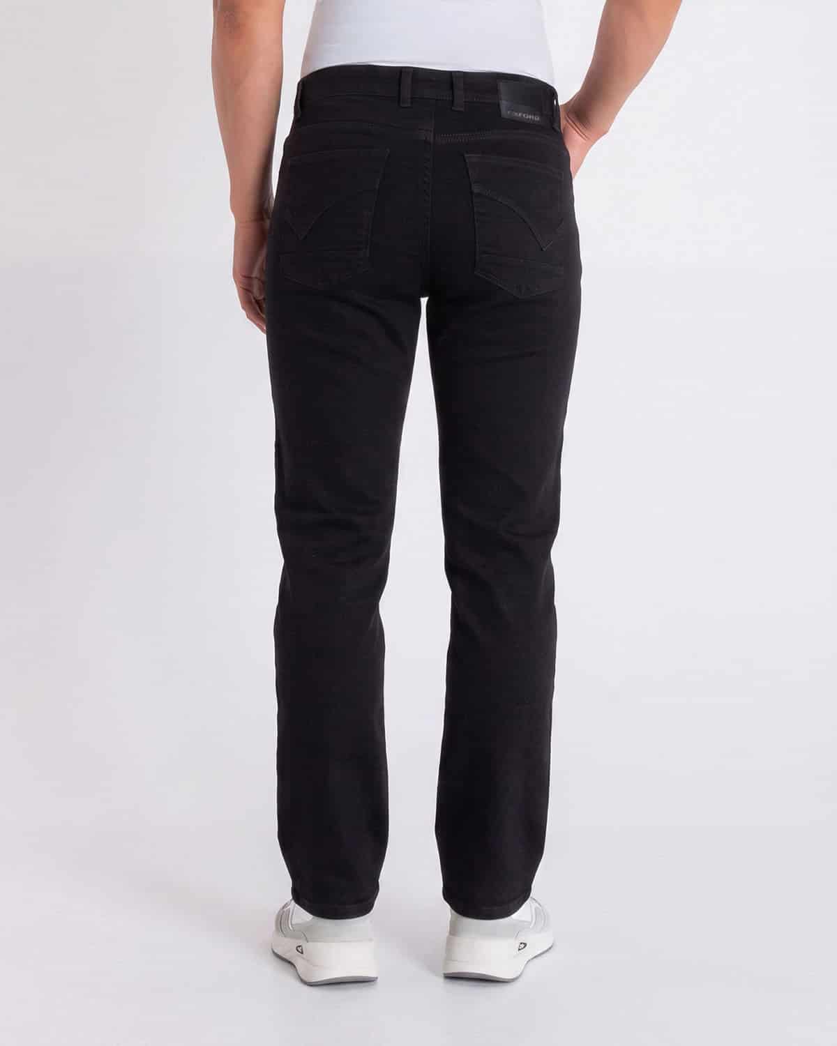 Jean regular negro para hombre - miniatura 4