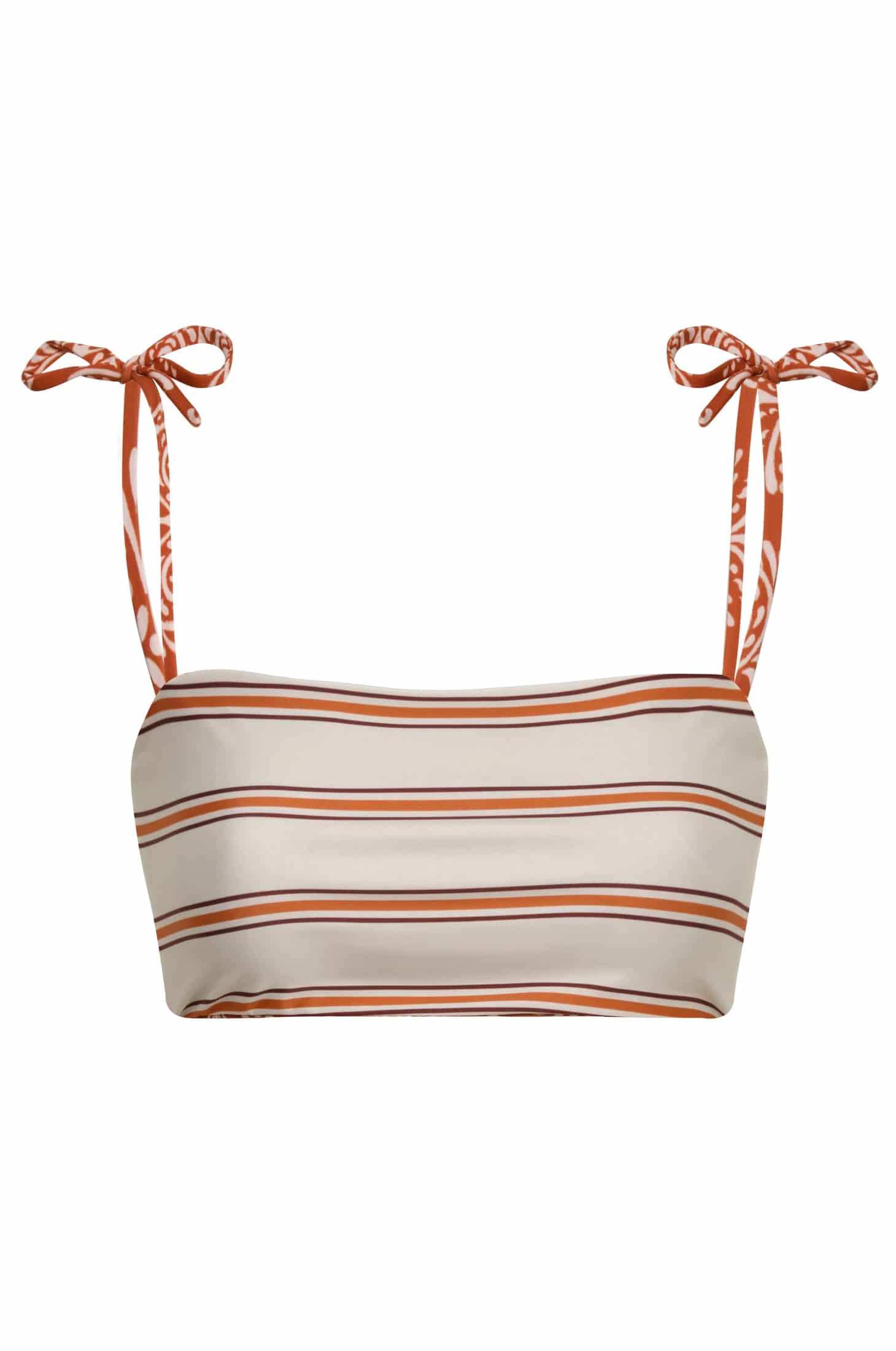 San Miguel Top / Red Arabesque - Orange Stripes - miniatura 4