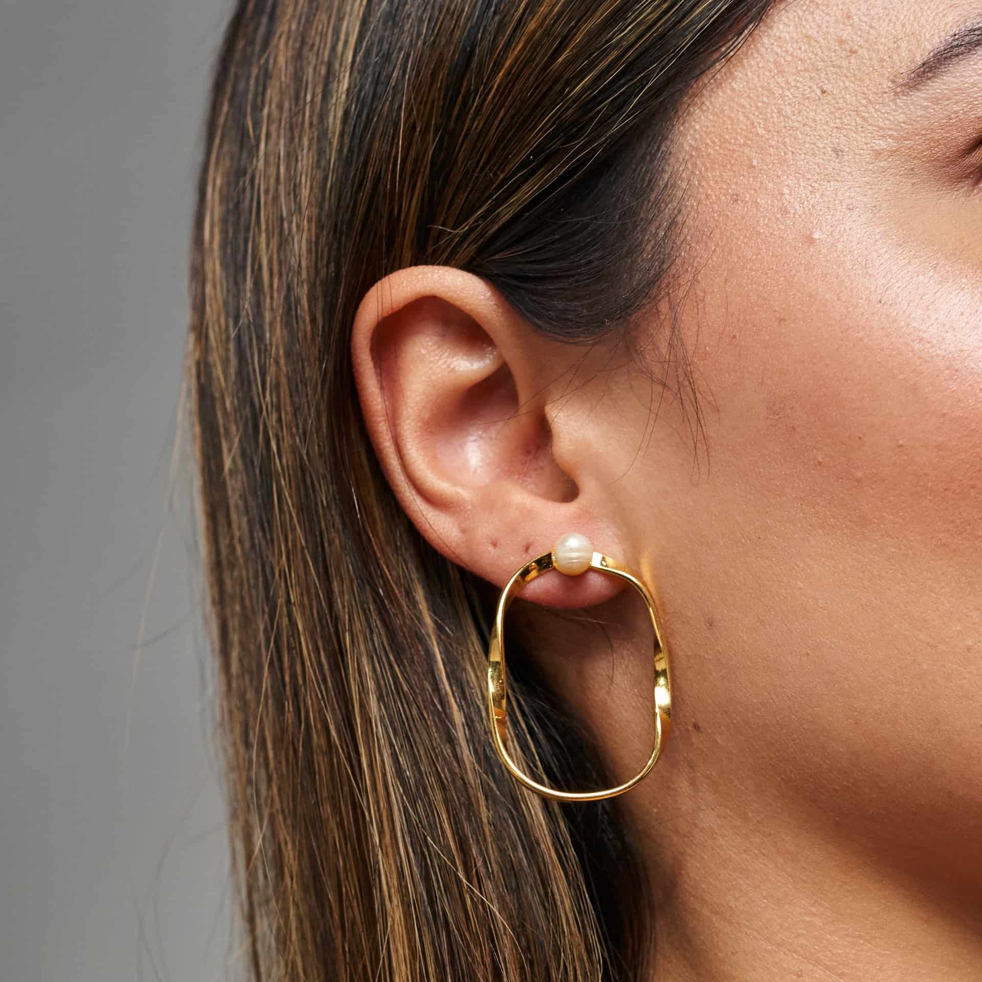 Marina Pearl Drops Earrings - miniatura 2